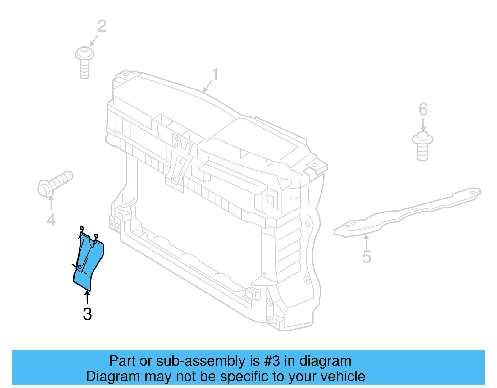 Center Support 5K0-805-567-A - View 33