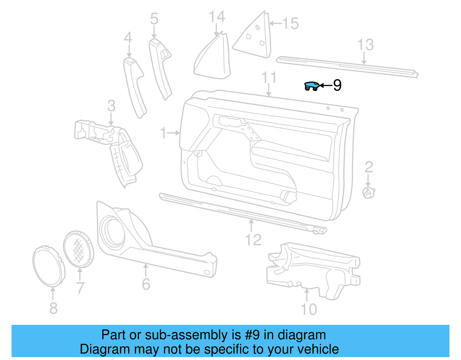 Rod Guide 1H0-867-109-01C - View 7