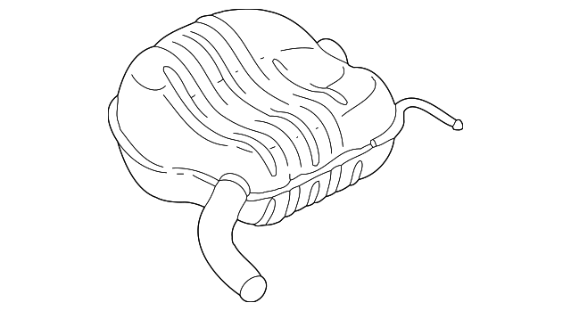 Resonator & Pipe 3C0-253-609-CG - View 4