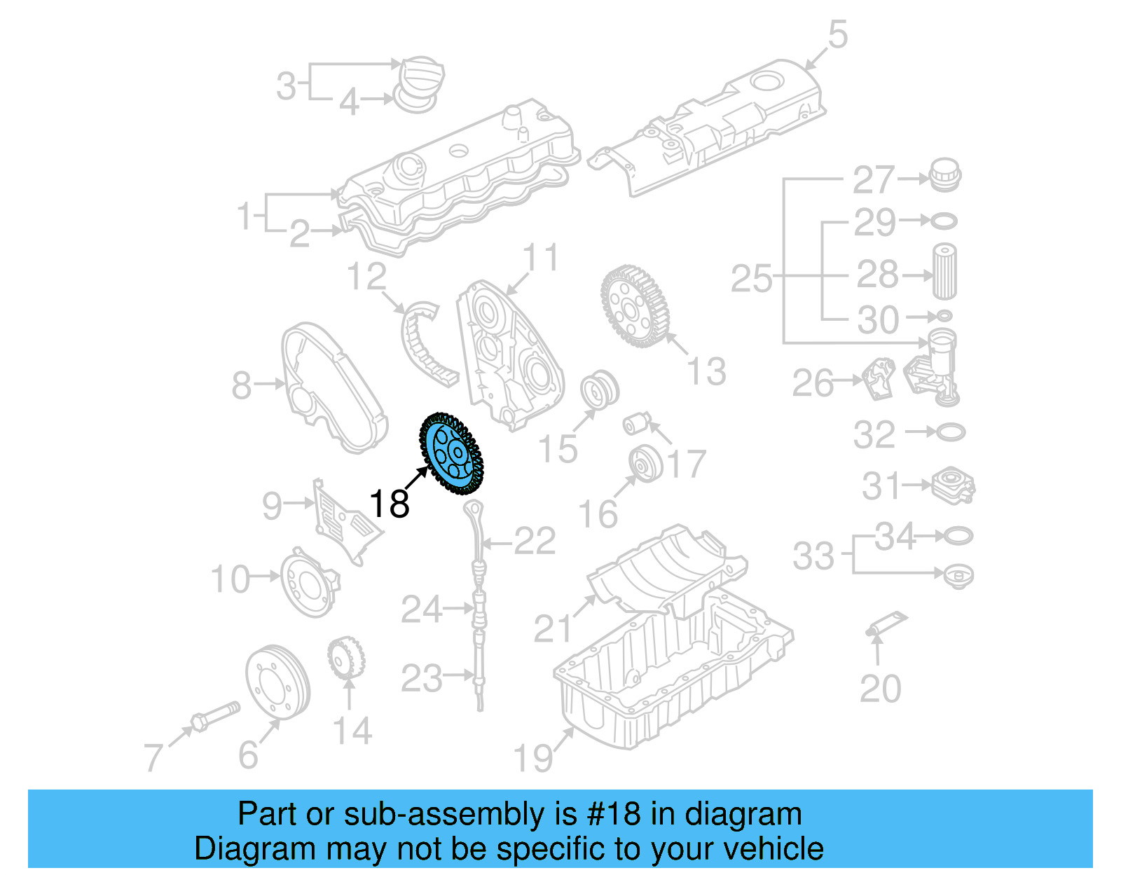 Engine Timing Sprocket 06A-115-121 - View 10