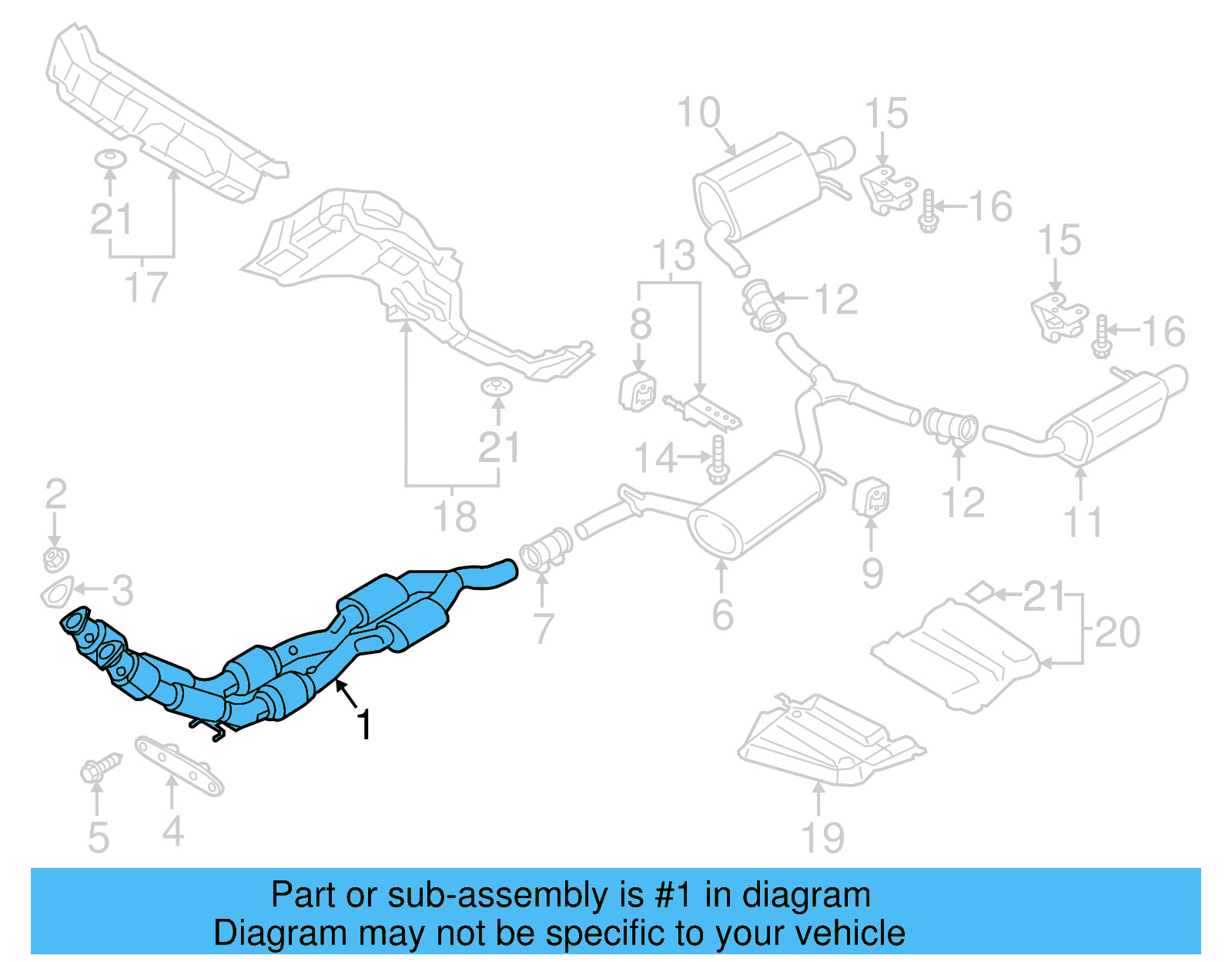 Catalytic Converter 561-254-500-D - View 5