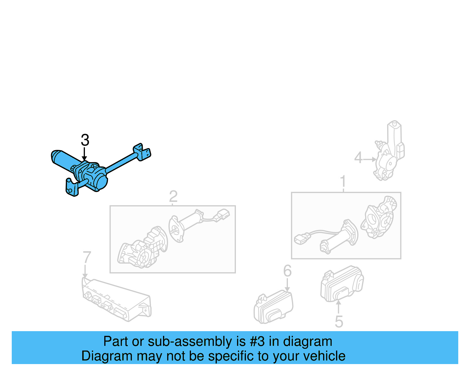 Motor & Gear 3B0-959-761-AD - View 22