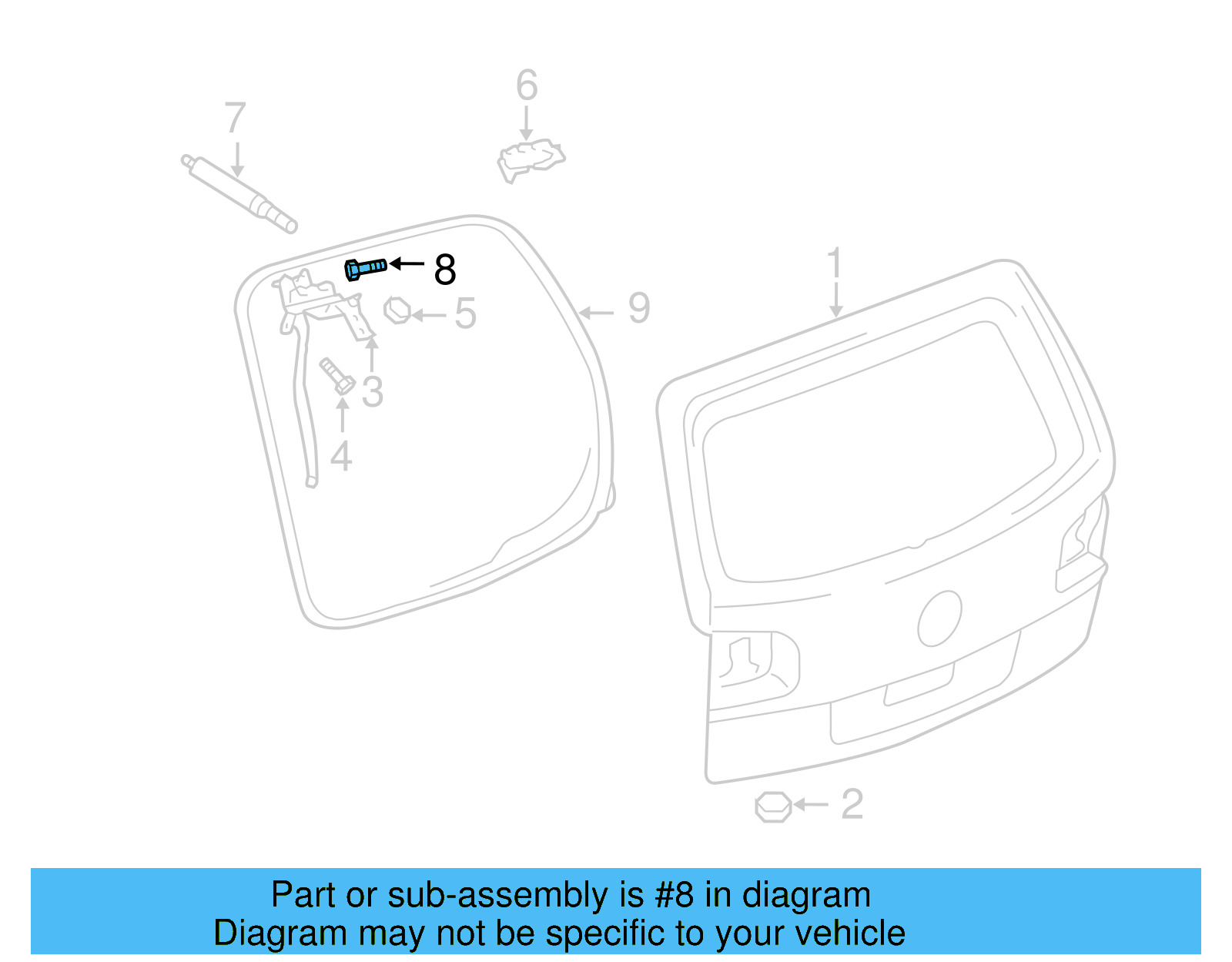 Support Cylinder Ball Stud WHT-001-670 - View 4