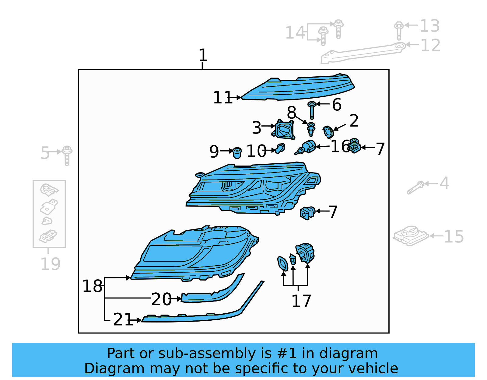 Headlamp Assembly 3G8-941-773-F - View 7