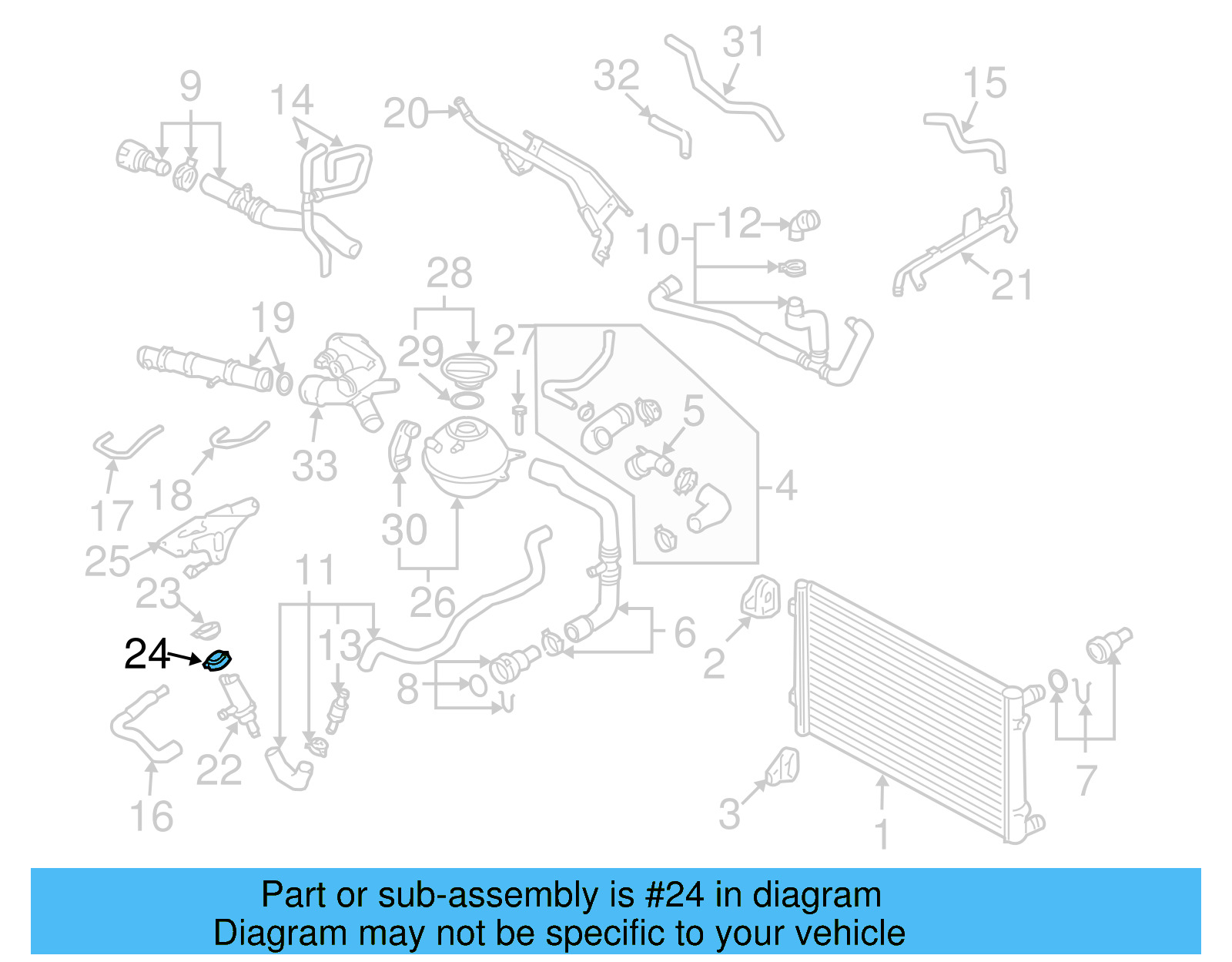 Engine Water Pump Insulator 022-959-209 - View 11