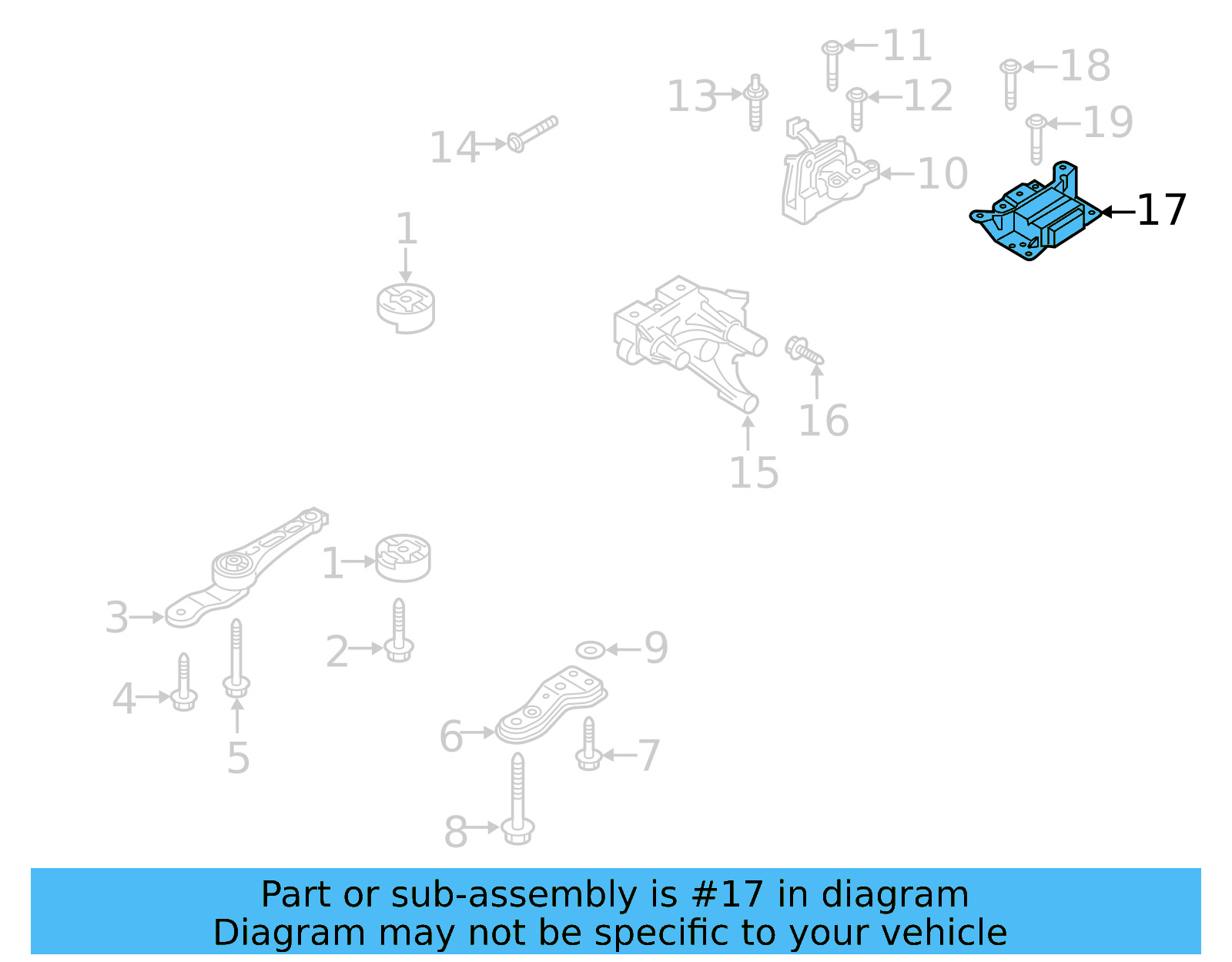 Mount Bracket 3Q0-199-555-J - View 5