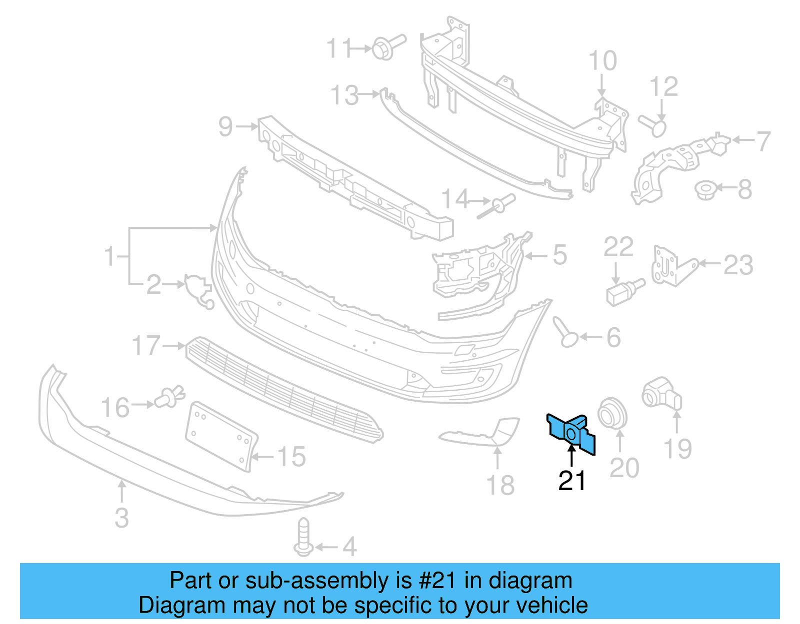 Park Sensor Bracket 5G0-919-493-A - View 20