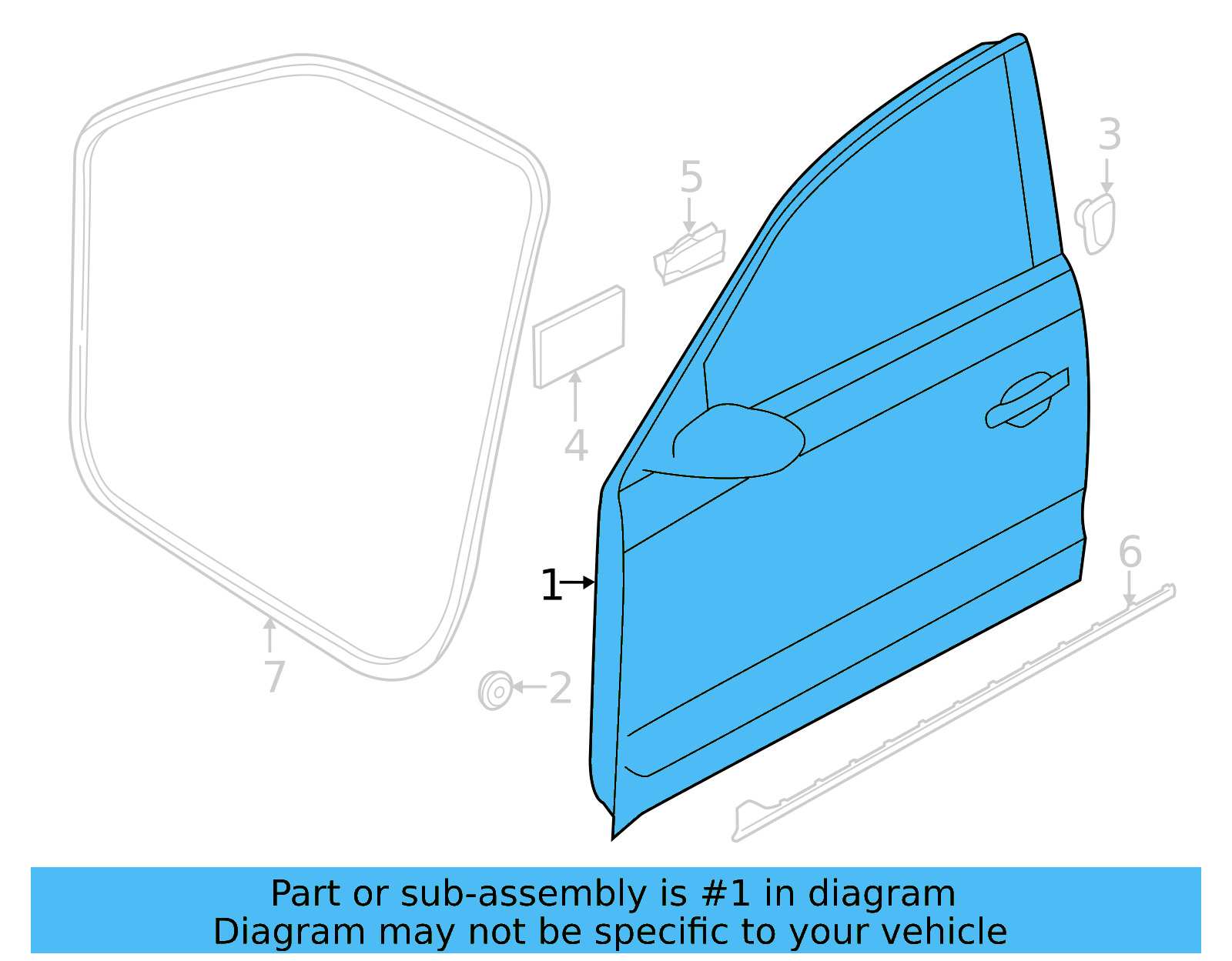 Door Shell 561-831-056-H - View 4