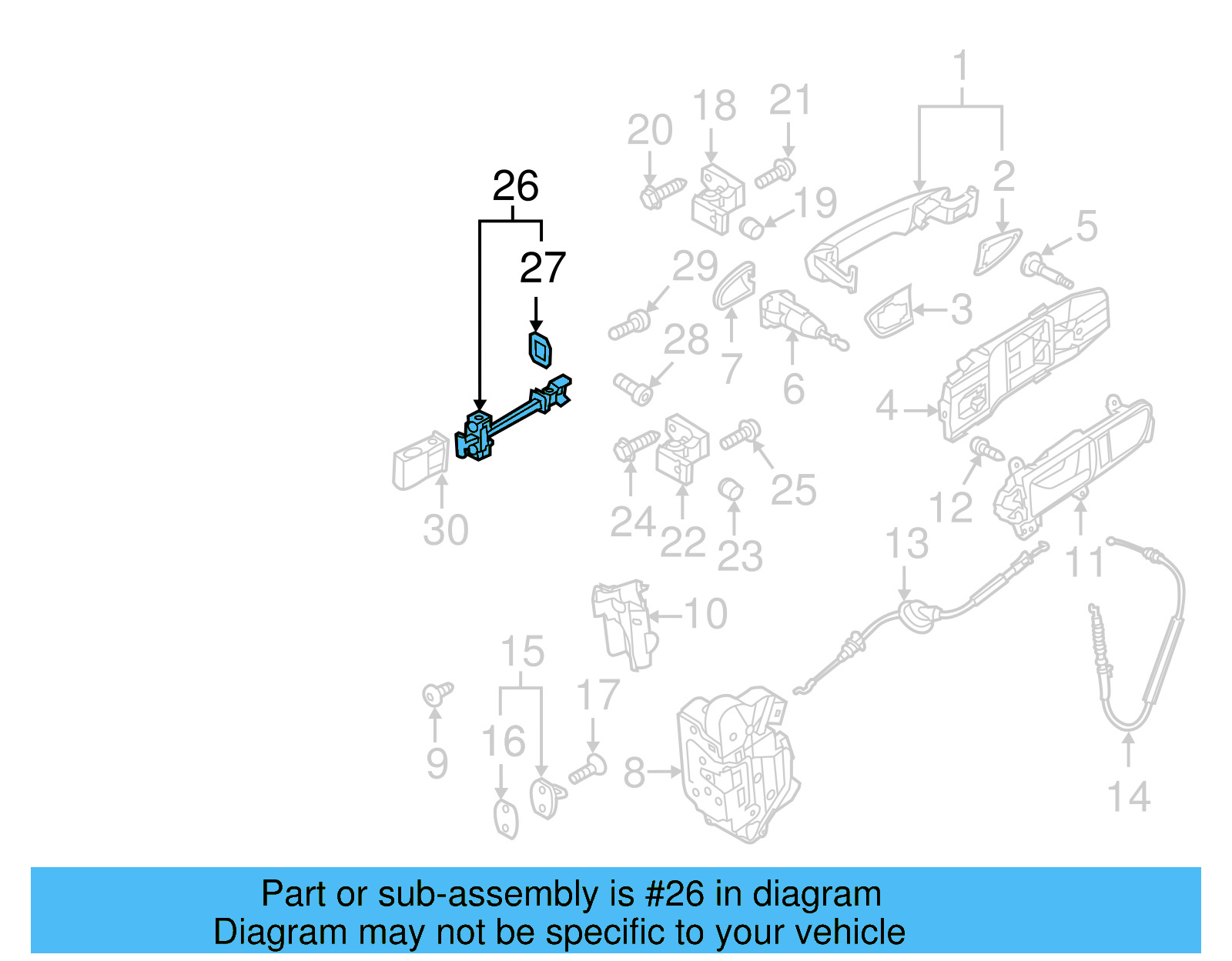 Door Check 561-837-249-C - View 7