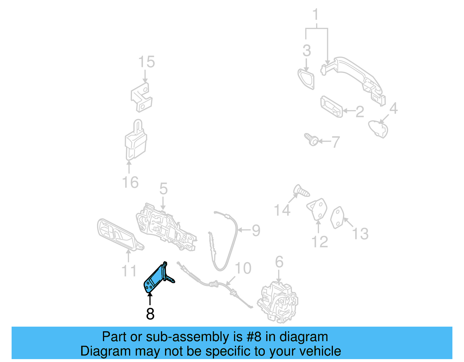 Retaining Bracket 3C4-839-768-C - View 6