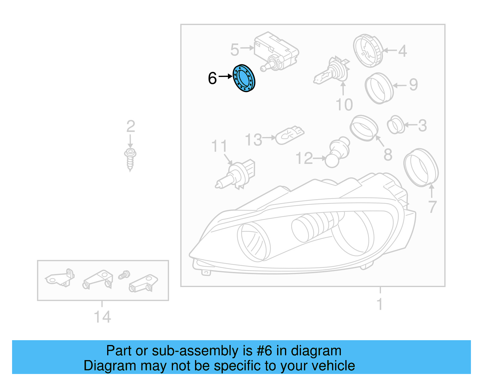 Adjust Motor Seal 443-941-323 - View 20