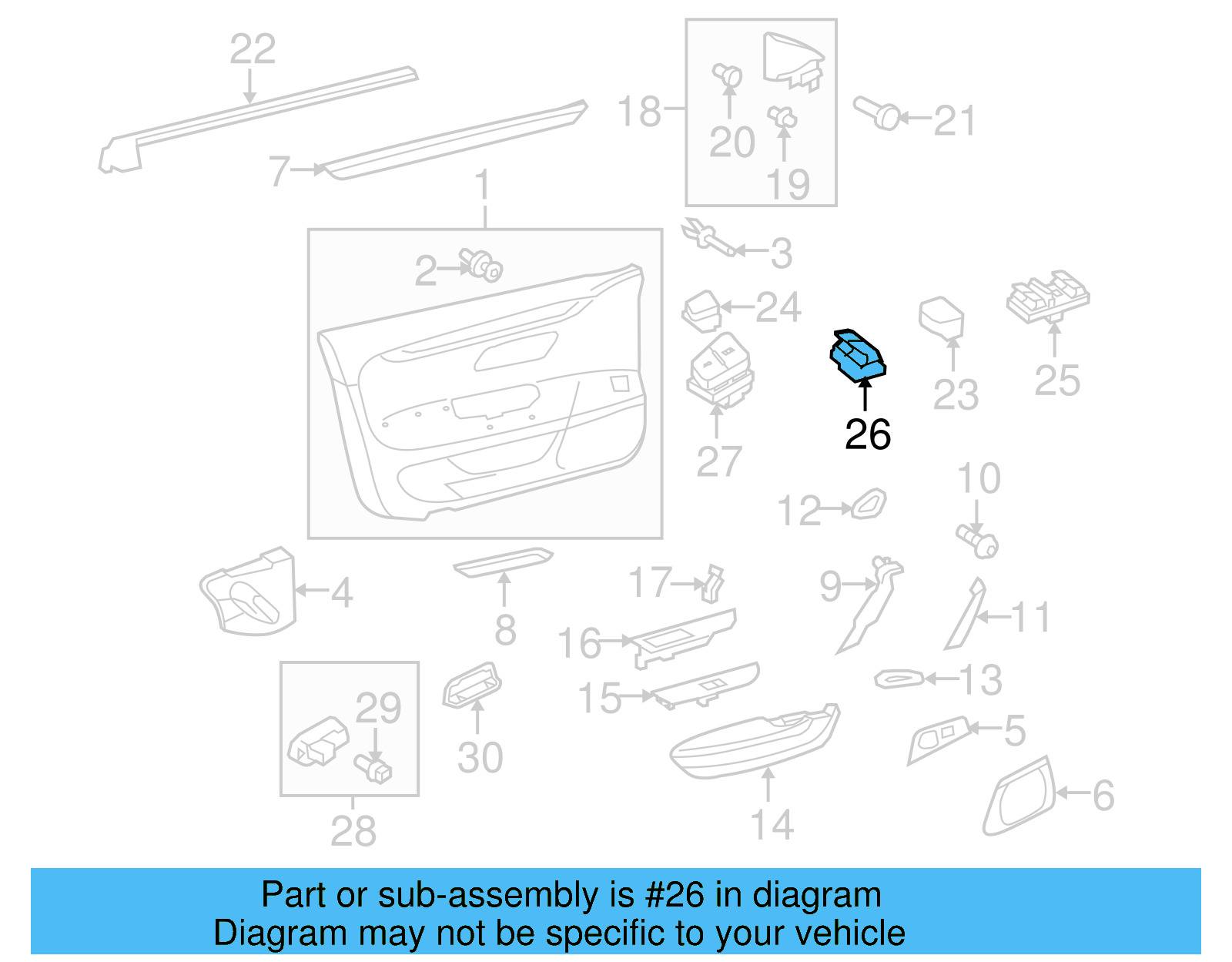Release Switch 3C0-959-903-B-REH - View 6