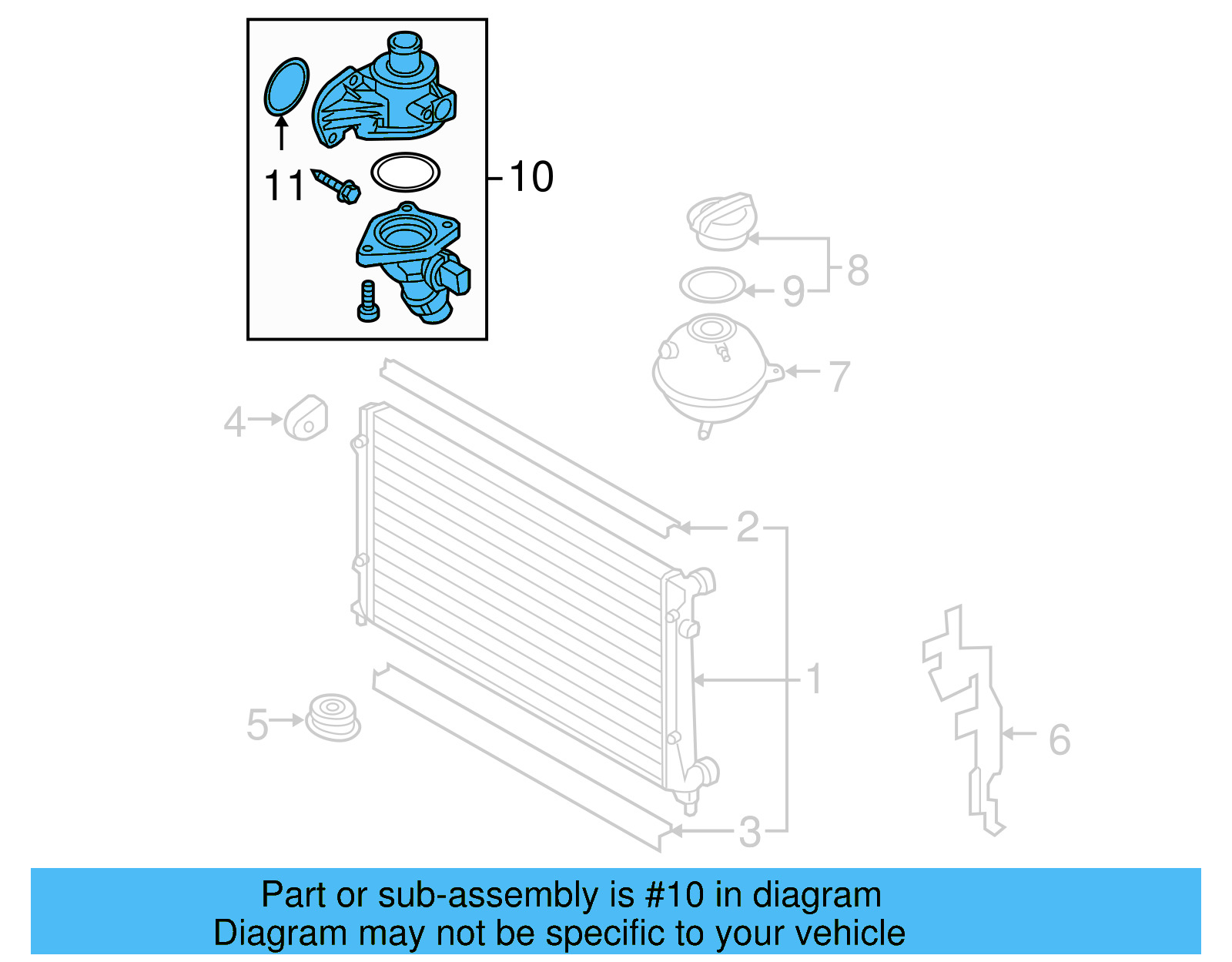 Thermostat Unit 06F-121-111-F - View 5