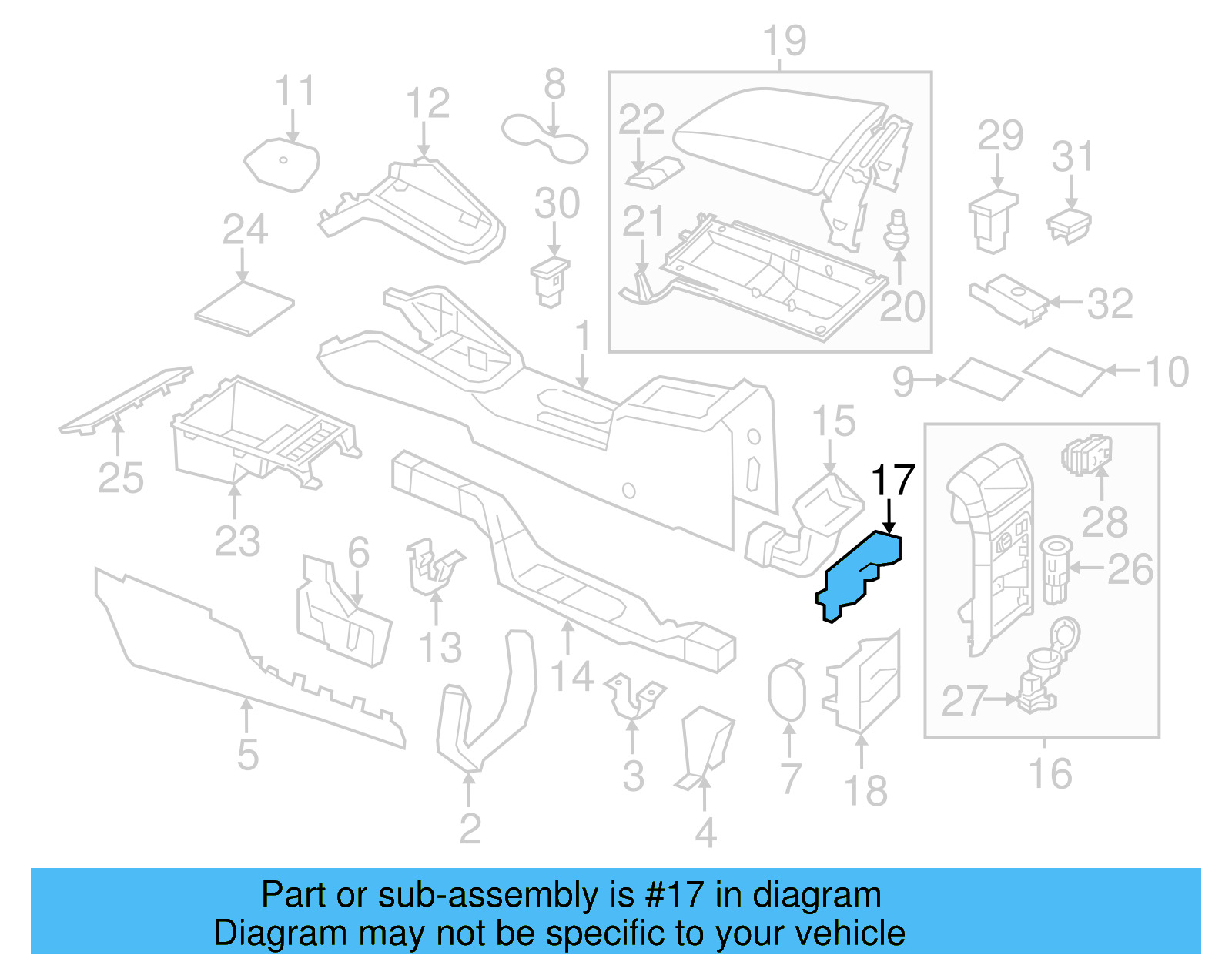 Trim Plate Bracket 5C6-863-234 - View 9