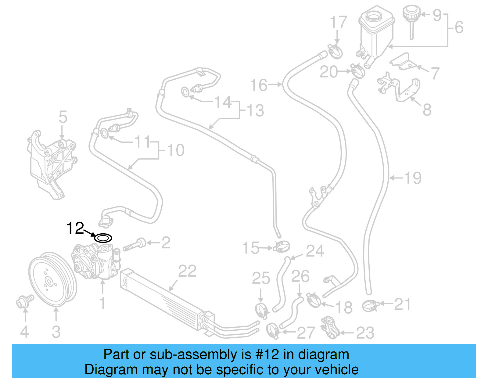 Pressure Hose Seal WHT-002-666 - View 14