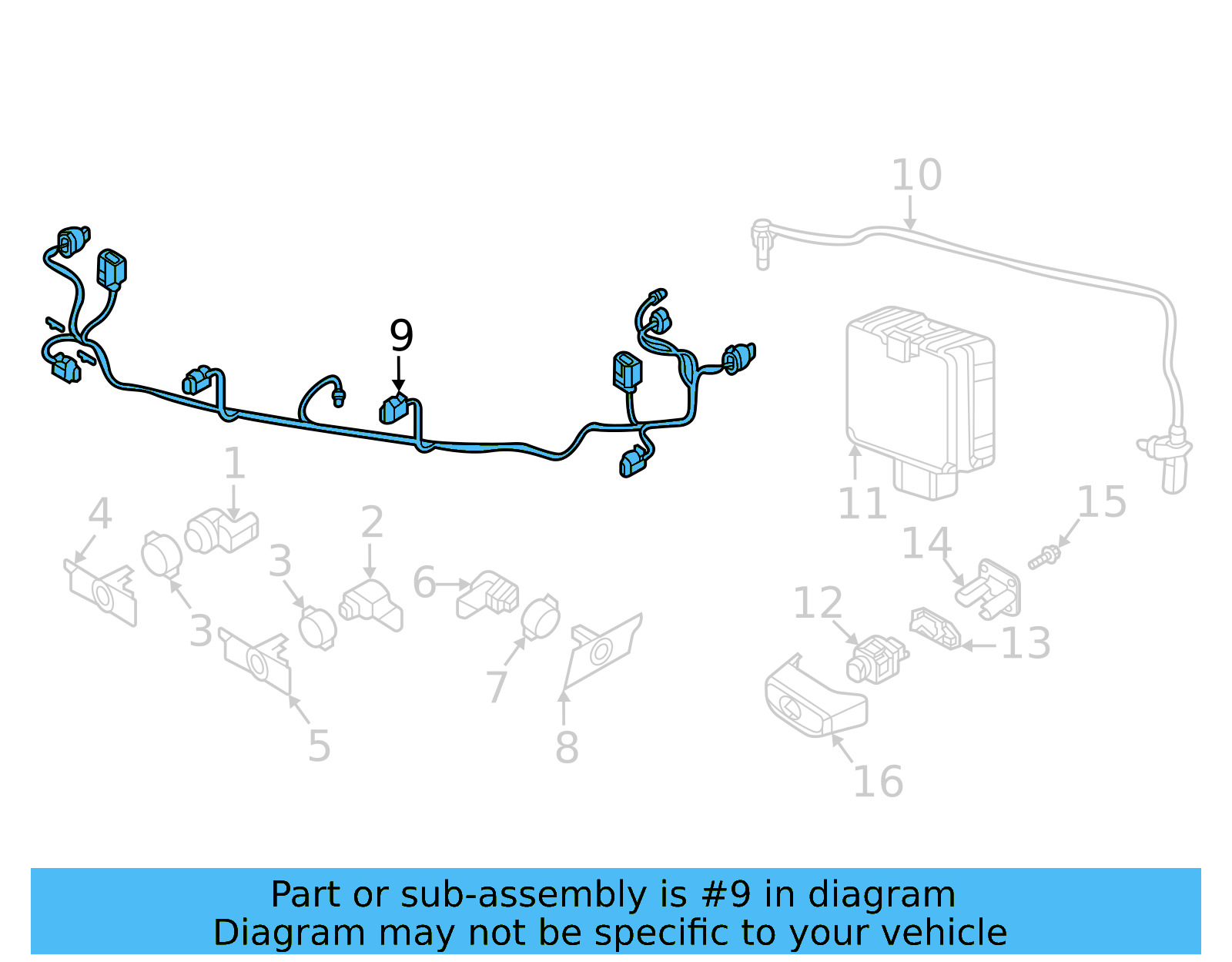 Harness 3CN-971-095-CS - View 11