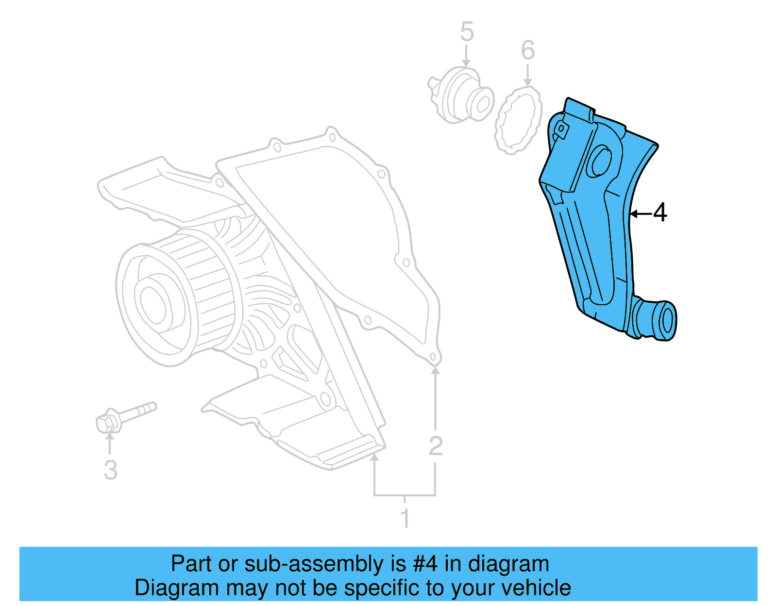 Thermostat Housing 078-121-121-K - View 6