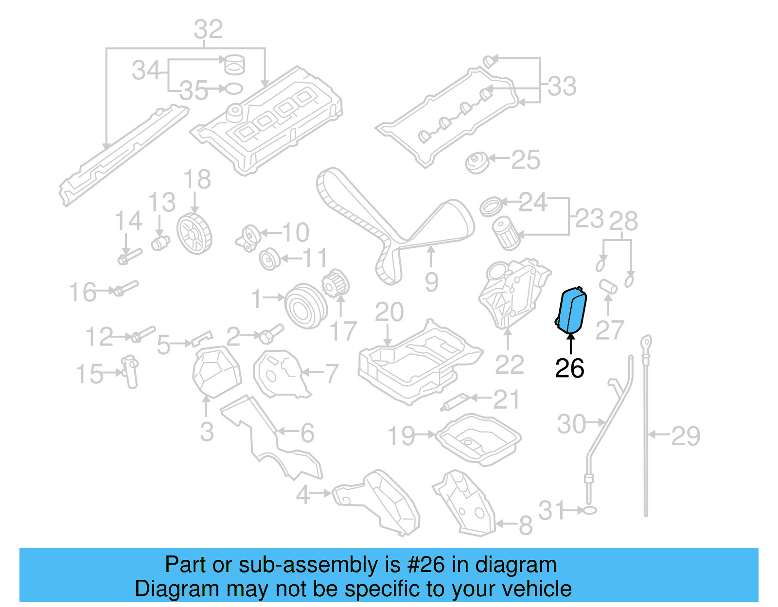 Oil Cooler 077-117-021-Q - View 4