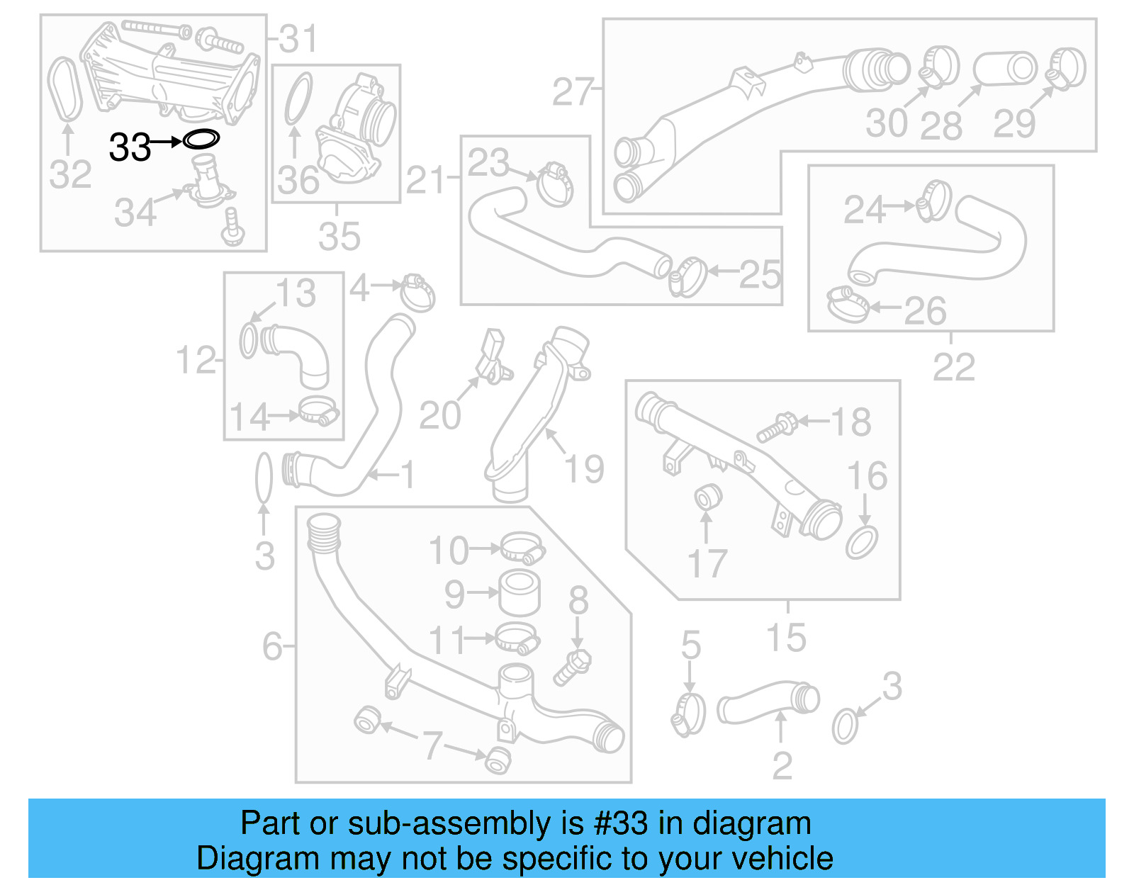 Pressure Pipe Seal 059-131-815 - View 2