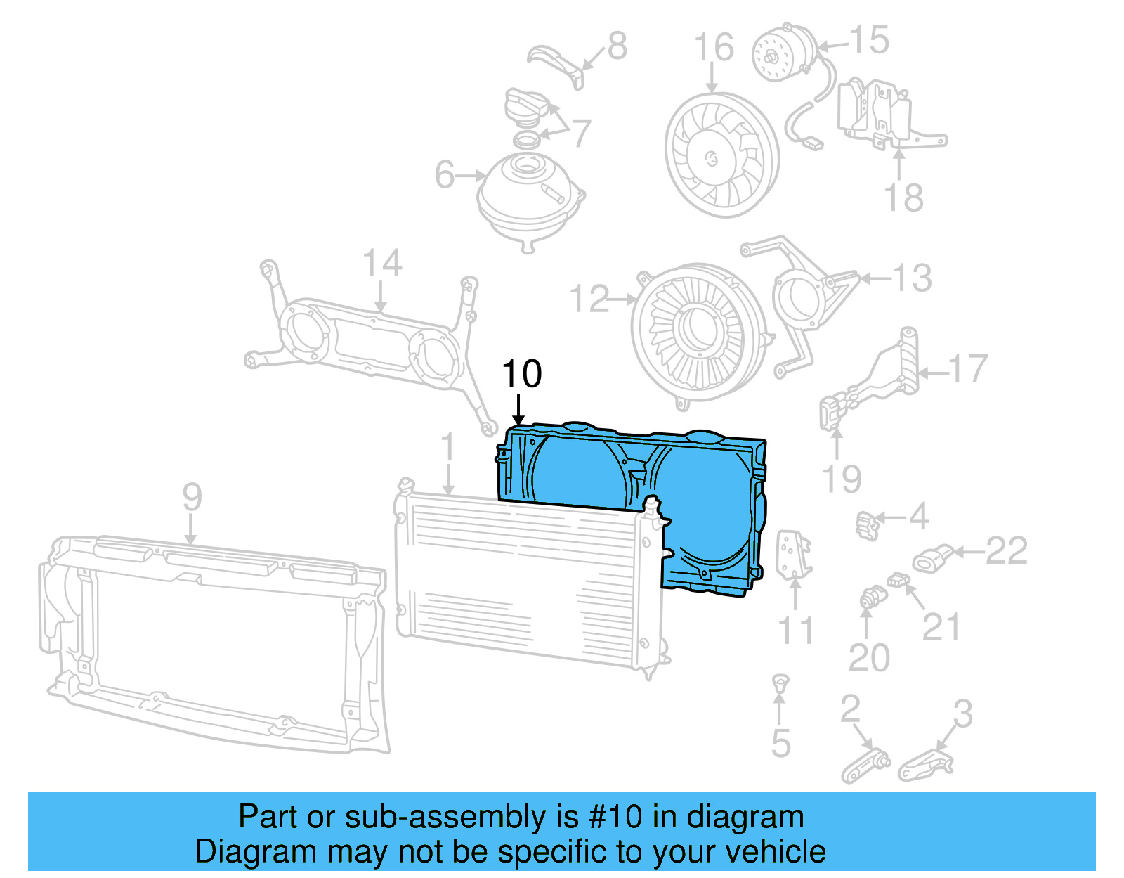 Fan Shroud 7D0-121-207 - View 4