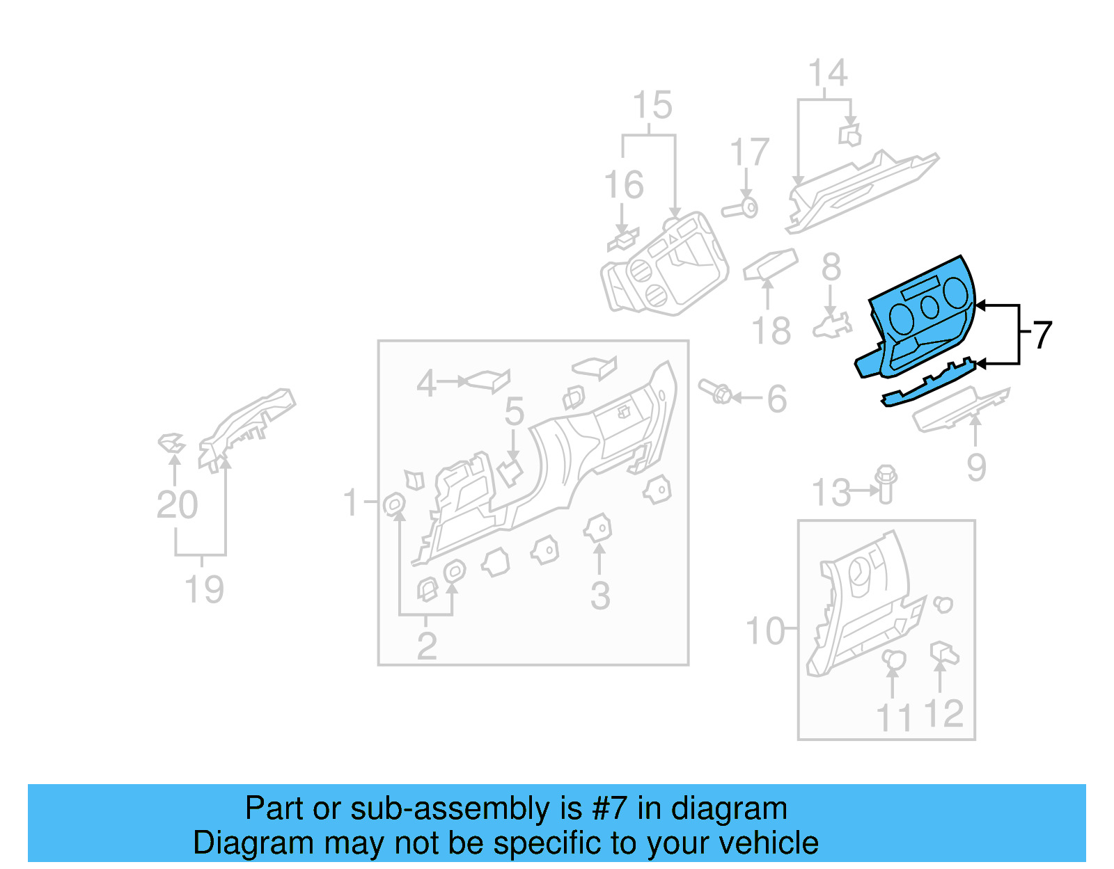 Center Bezel 5N0-820-039-81U - View 5