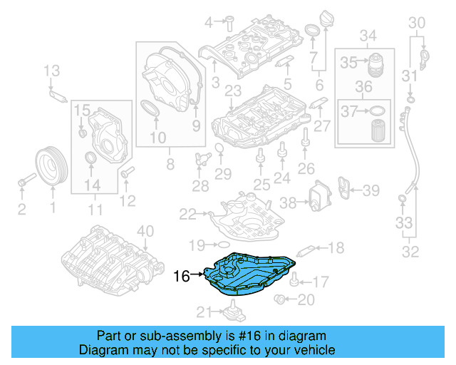 Timing Case Bolt N-910-967-02 - View 30