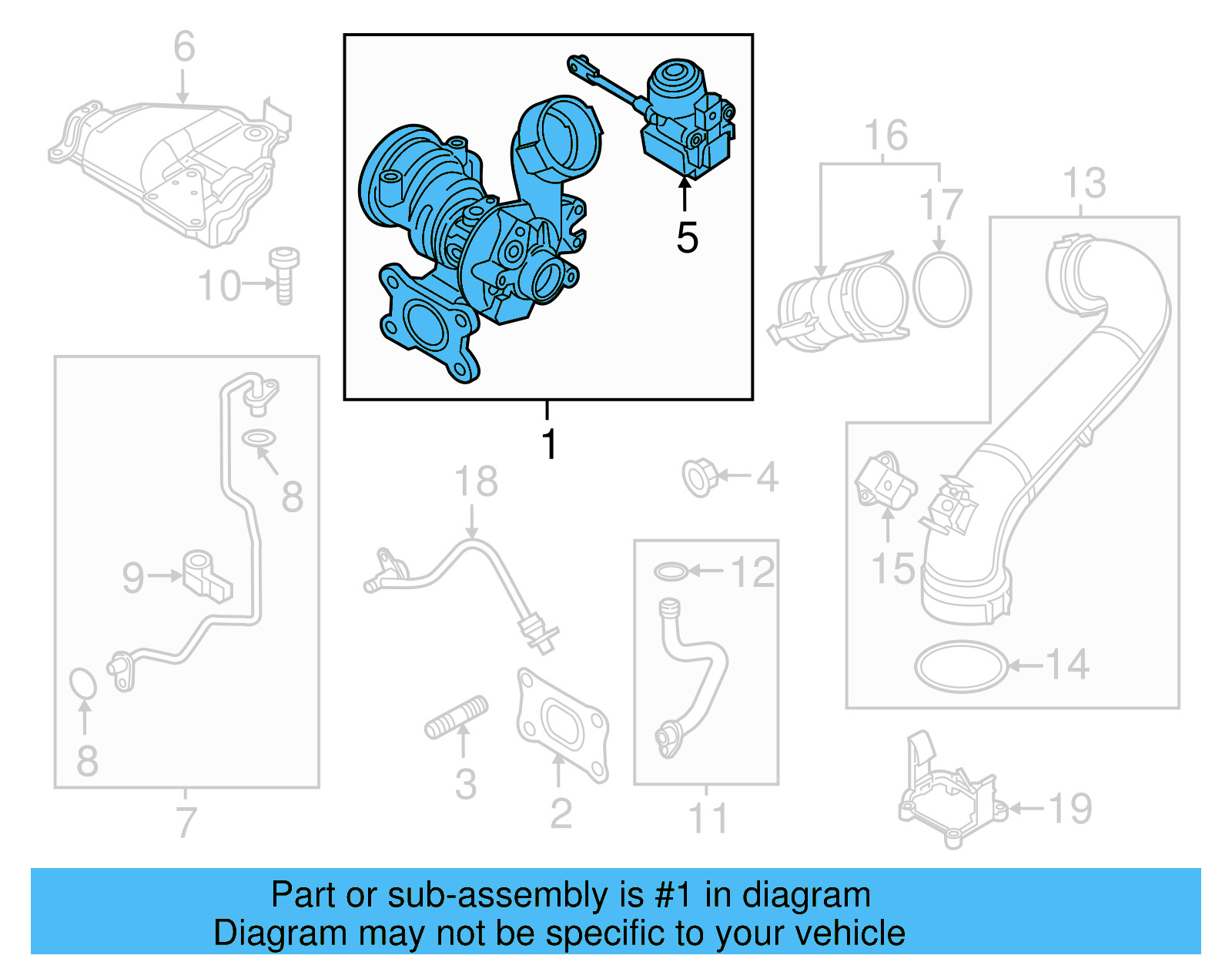 Turbocharger 04E-145-721-F - View 5