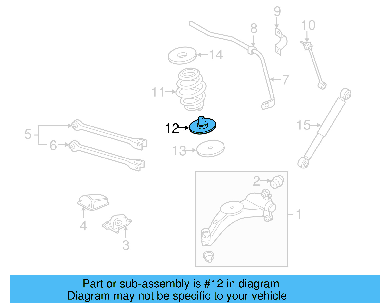 Spring Seat 1J0-511-155-D - View 8