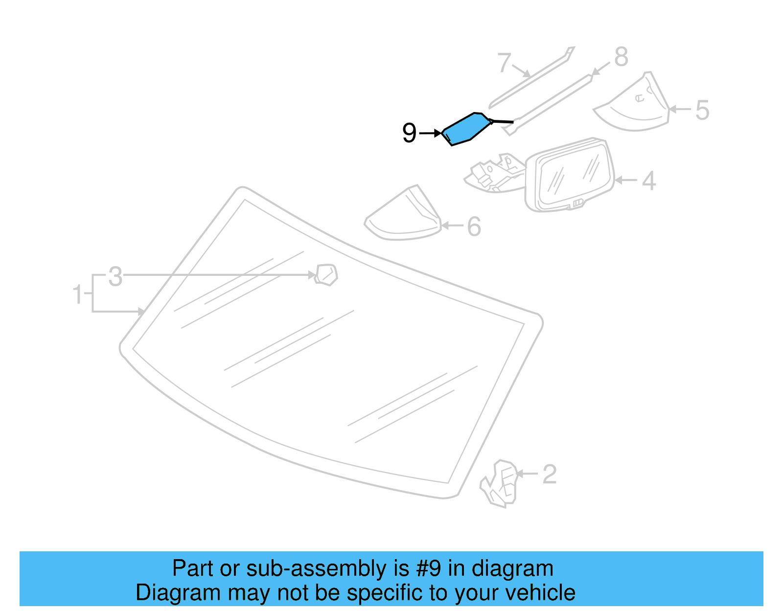Rain Sensor 7L0-955-559-E - View 4