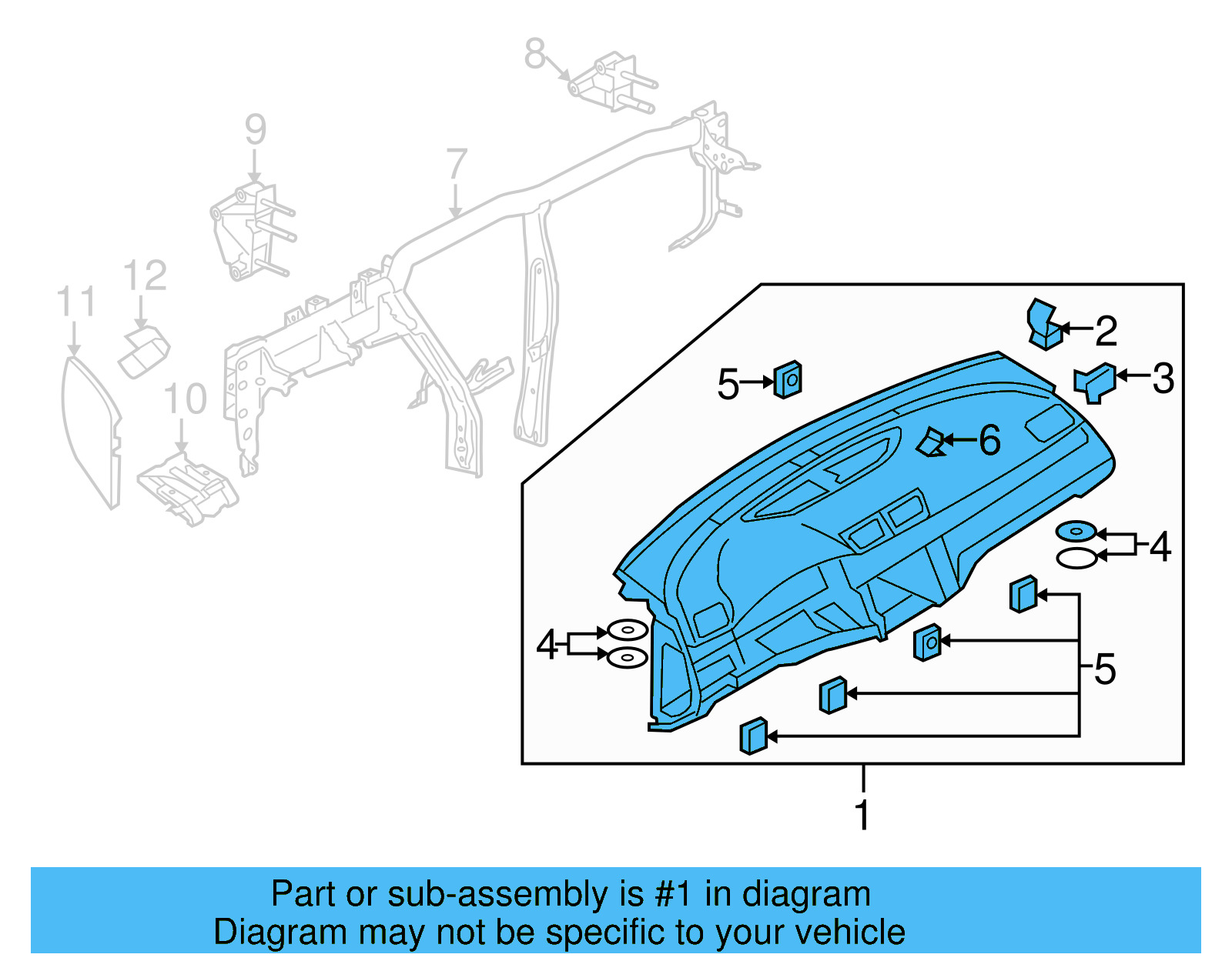 Instrument Panel 3AB857003JICQ - View 9