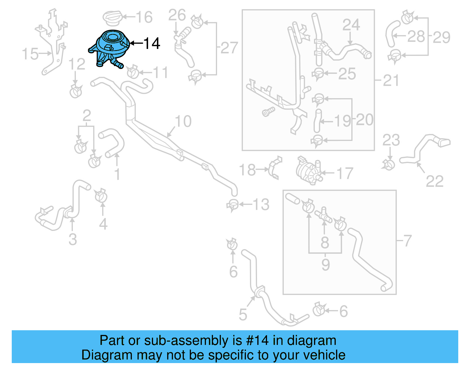 Reservoir Tank 1S0-121-407-J - View 4