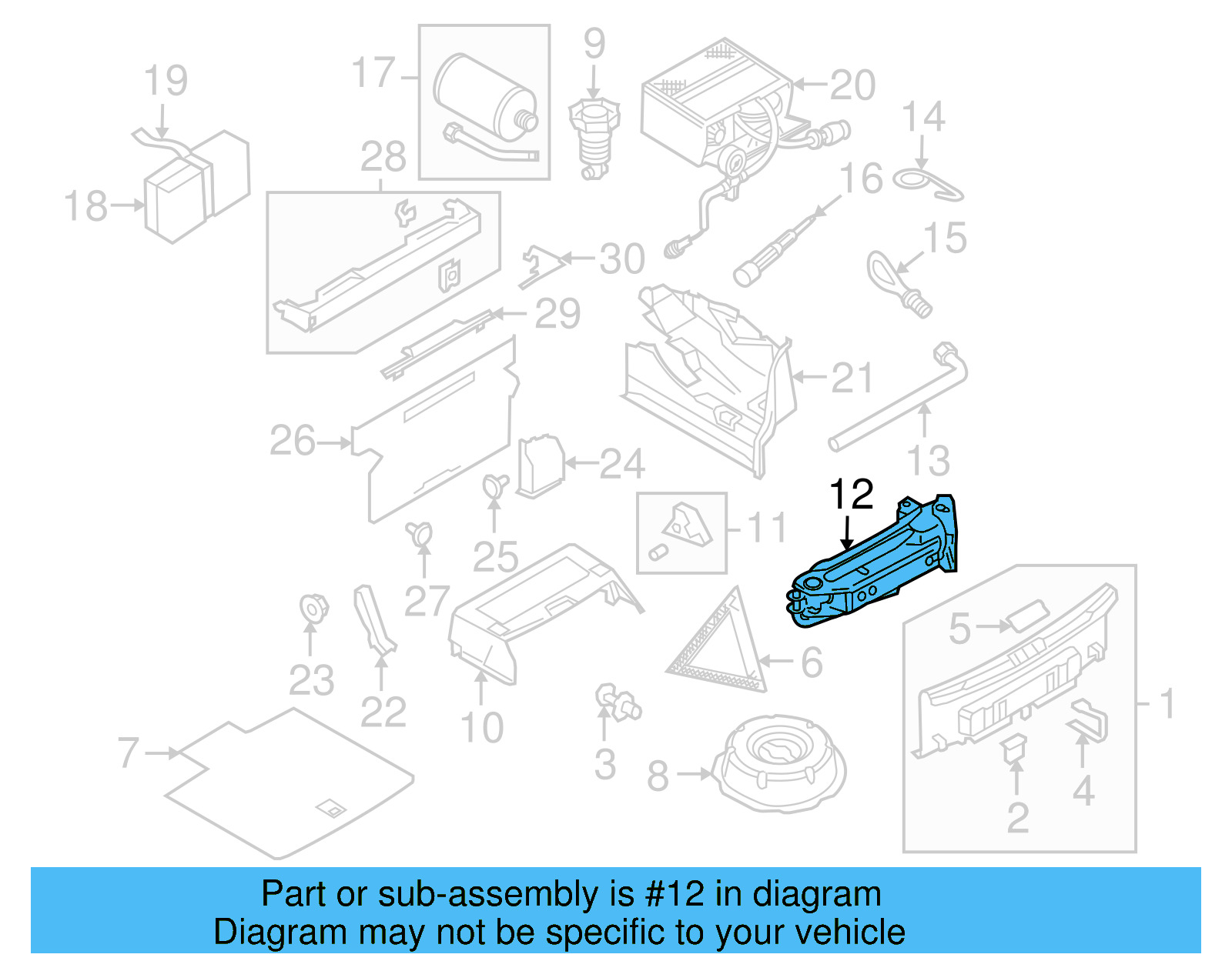 Floor Jack 1K0-011-031-P - View 24