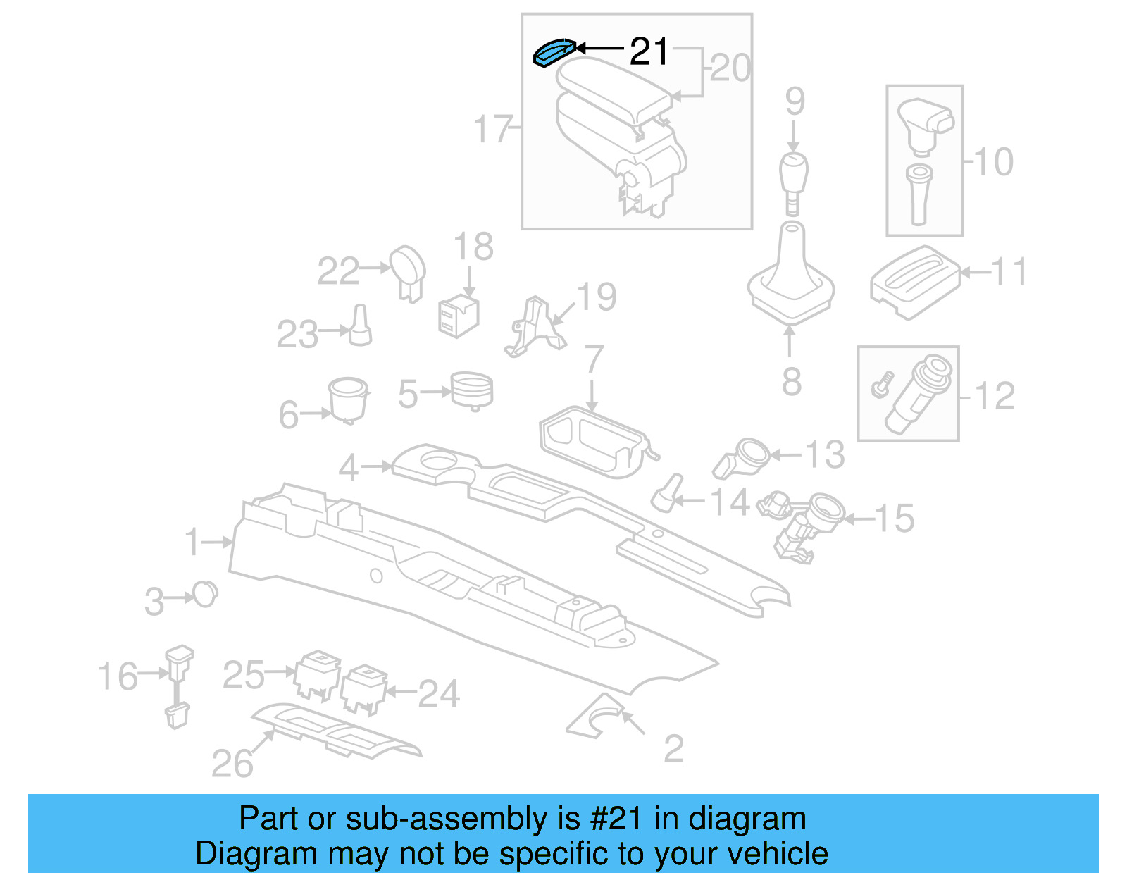 Release Lever 3B0-868-445-08H - View 11