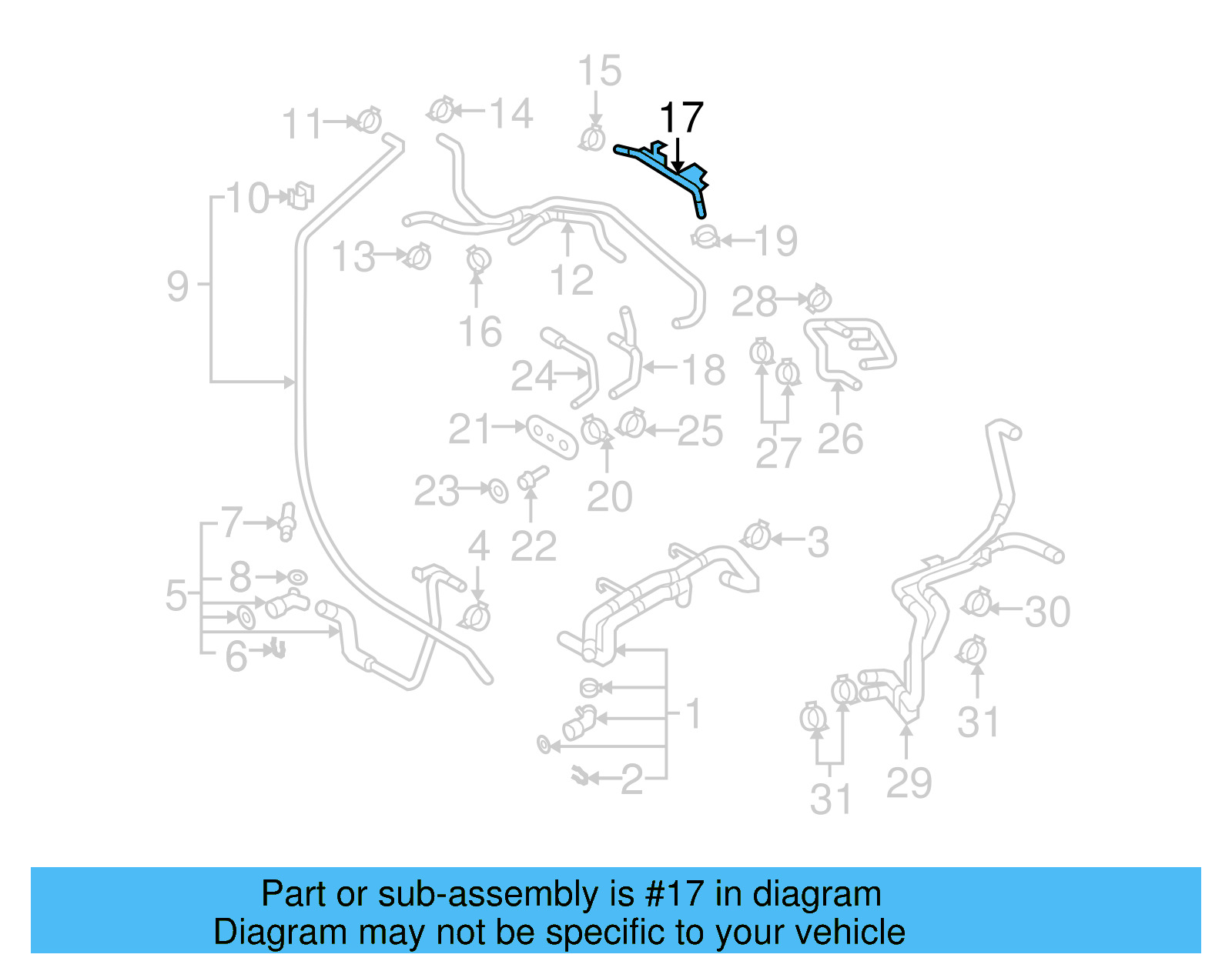 Water Pipe 03H-121-065-C - View 12
