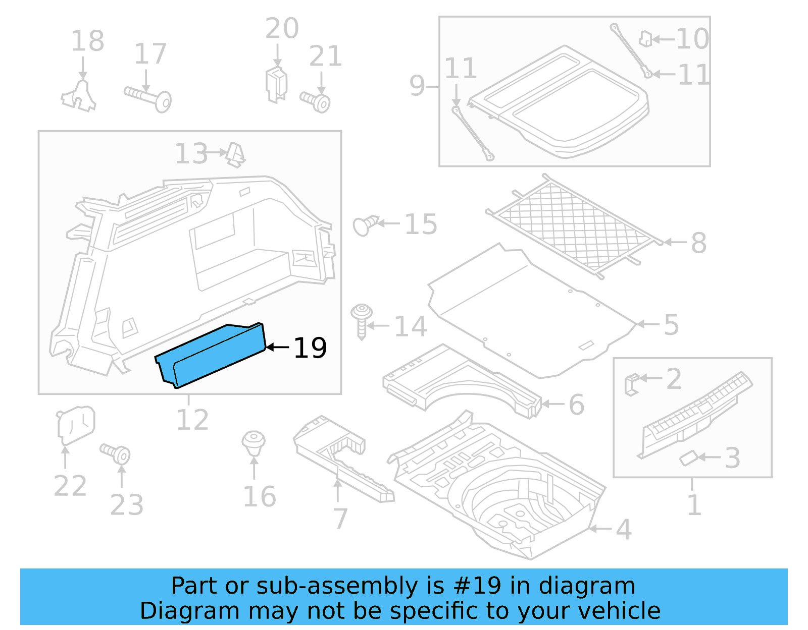 Tray 3G8-867-464-82V - View 5