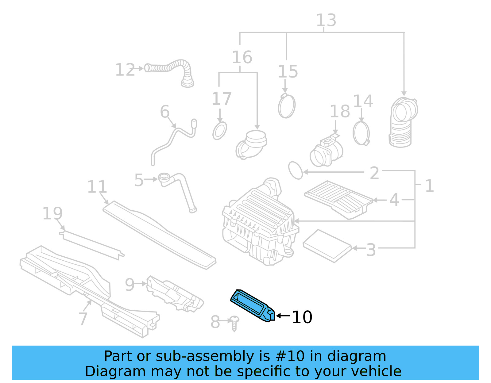 Intake Tube 5Q0-129-618-N - View 28