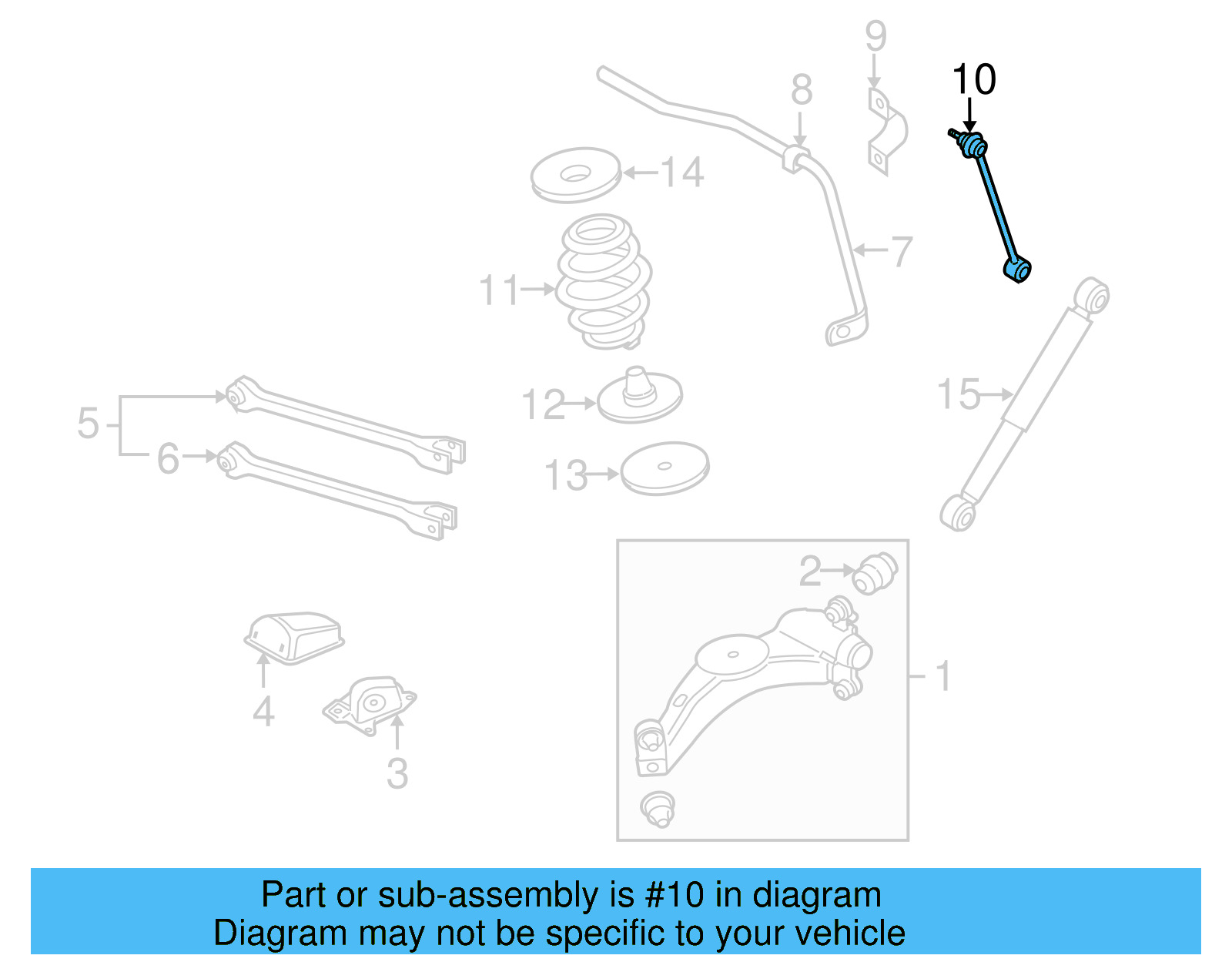 Stabilizer Link 1J0-505-466-B - View 5