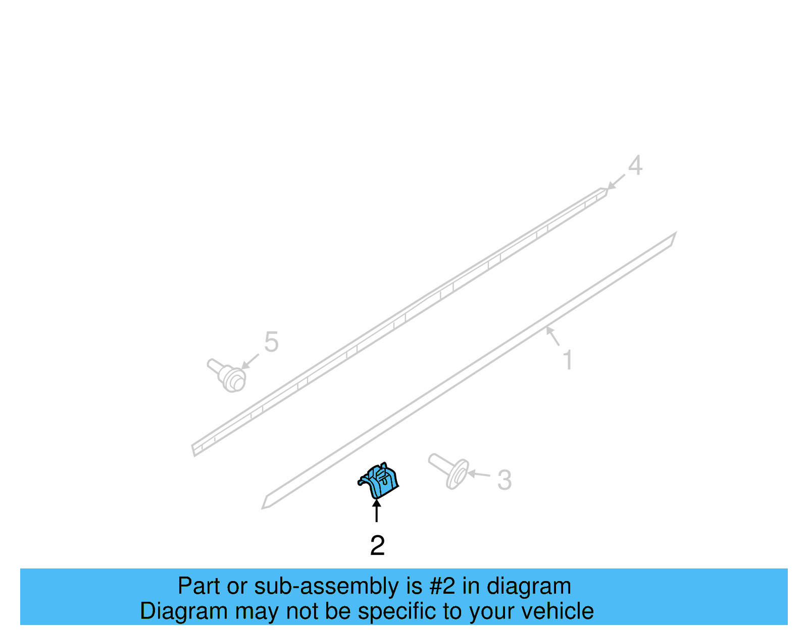 Rocker Molding Adapter 1K0-853-493 - View 19