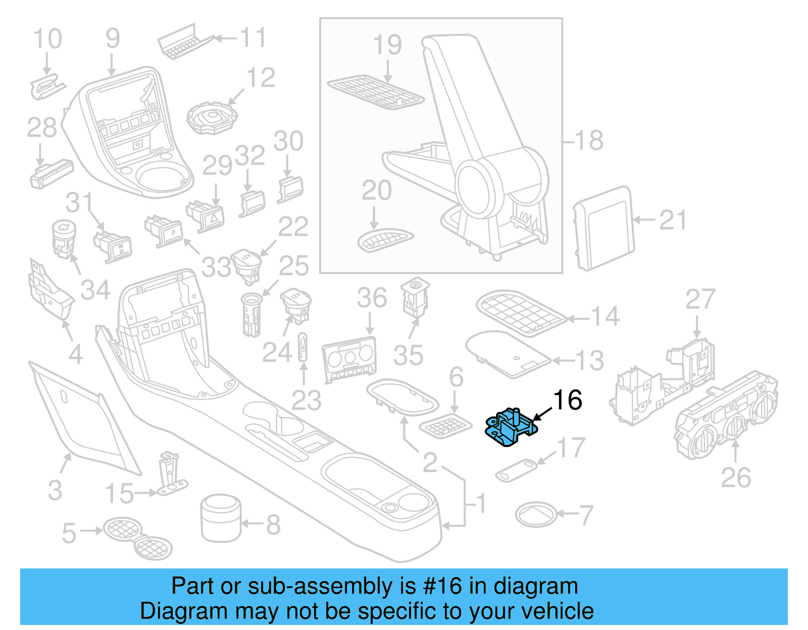 Rear Bracket 5C5-864-273-B - View 7