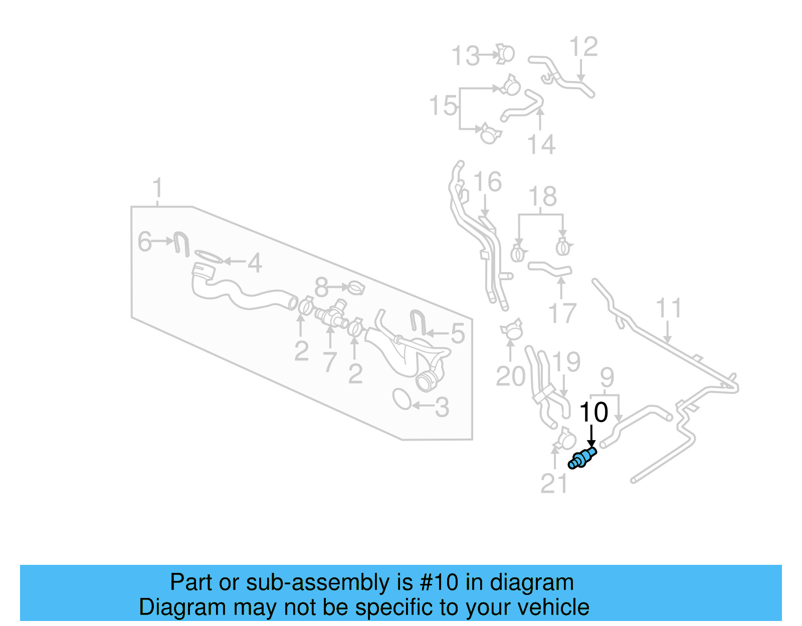 Thermostat 1K0-121-113-A - View 24