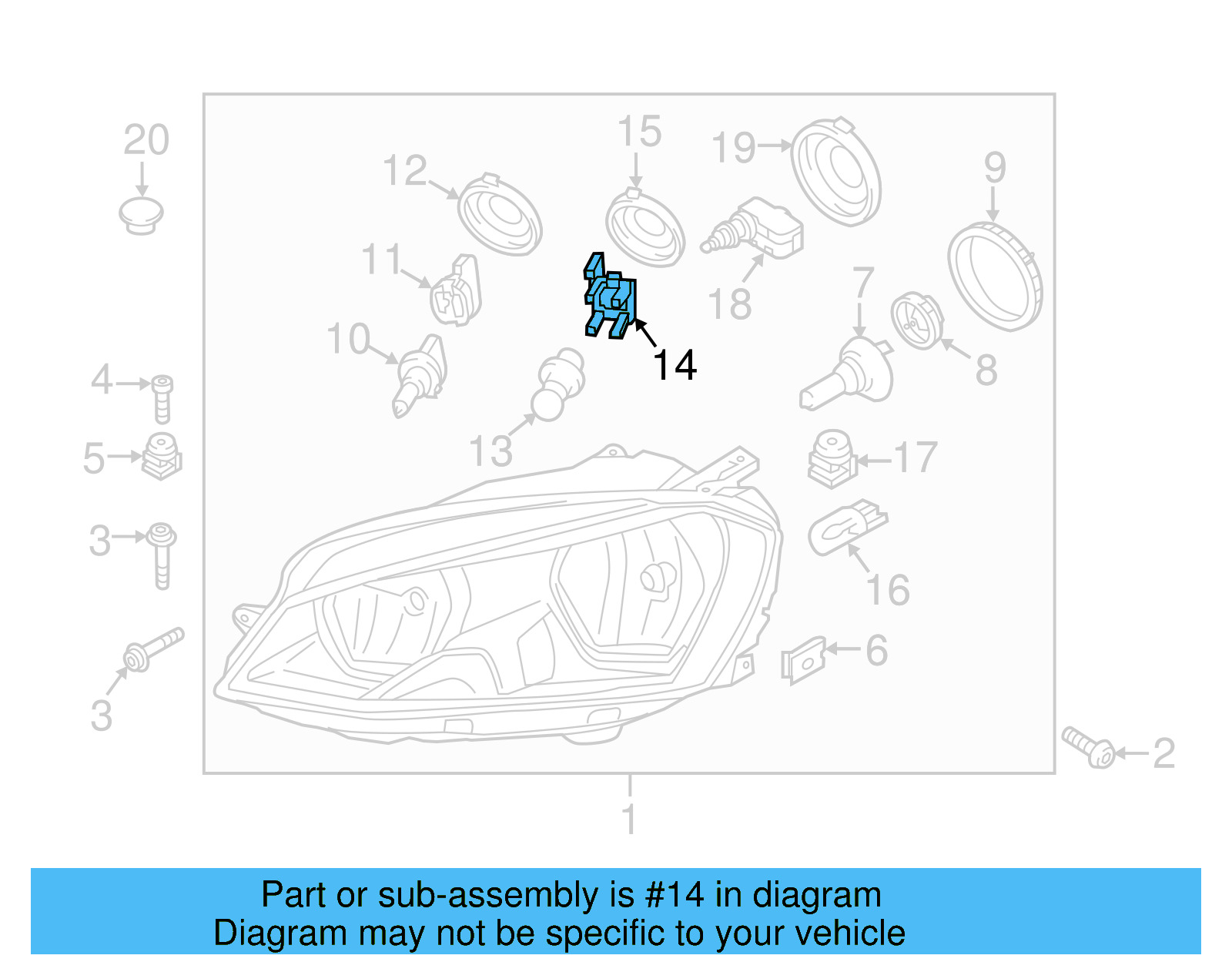 Signal Bulb Socket 5G0-941-319-C - View 10