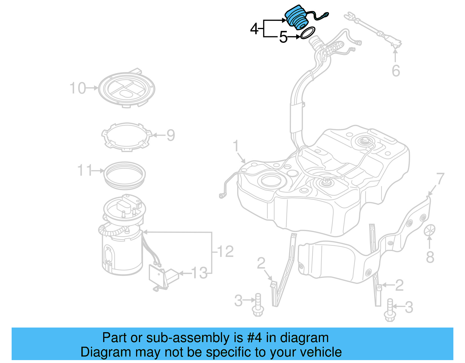 Fuel Cap 3AA-201-550-P - View 3