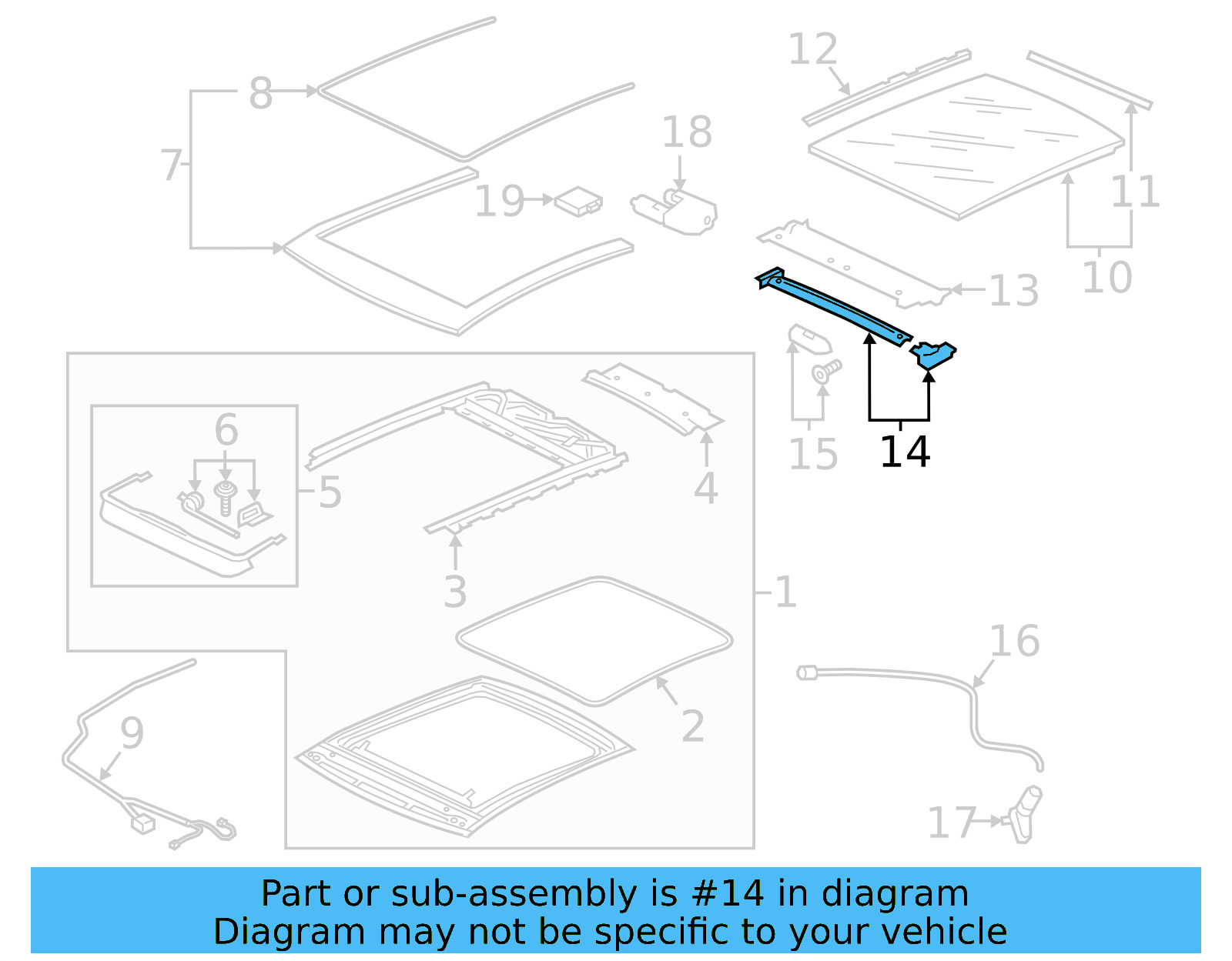 Sunshade Roller 3G5-877-355 - View 5