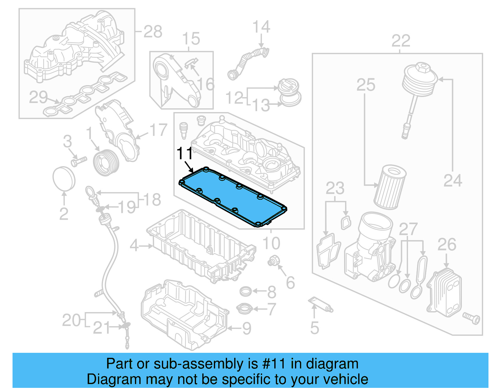 Valve Cover Gasket 03L-103-483-C - View 7