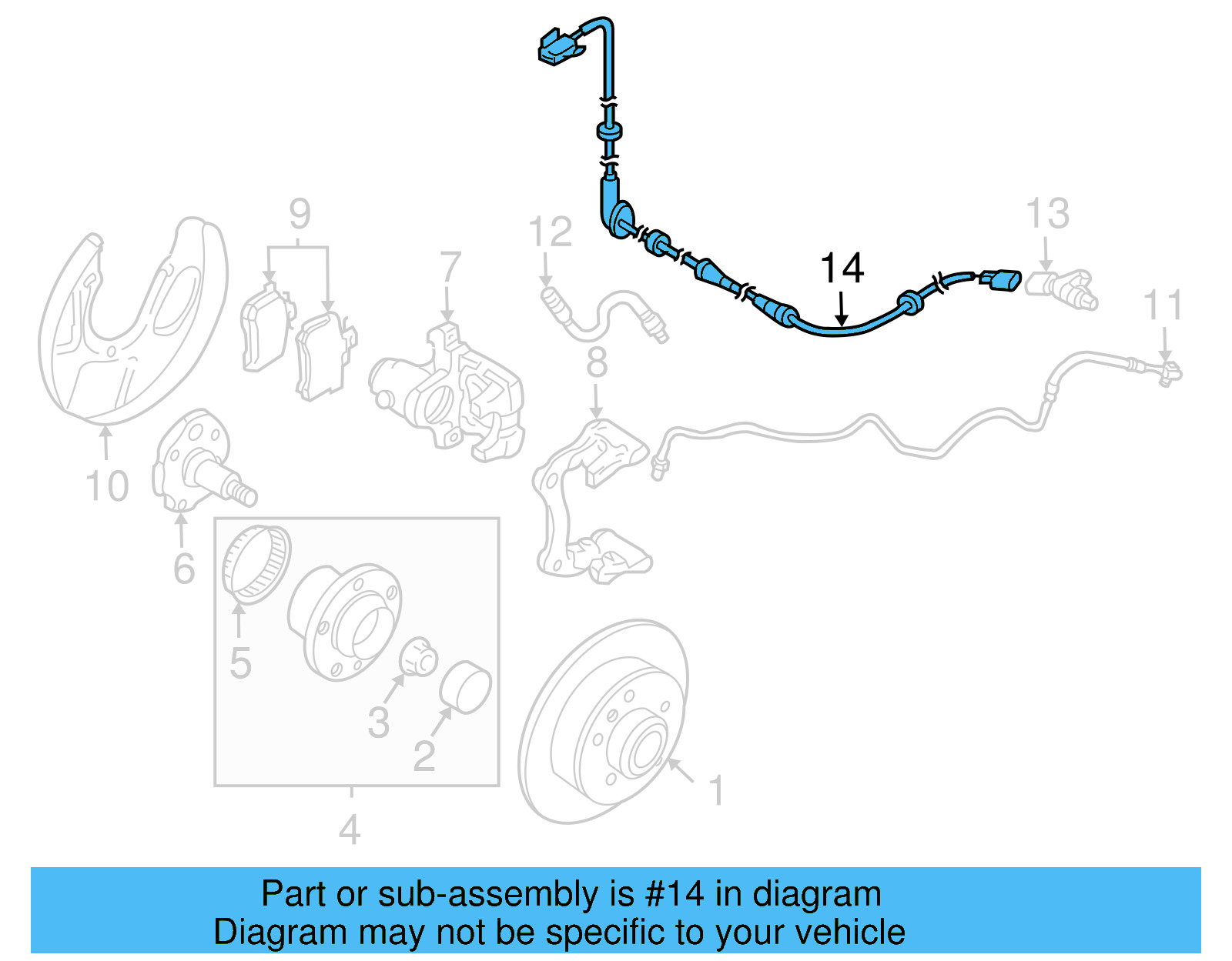 Sensor Harness 1C0-927-904-B - View 8