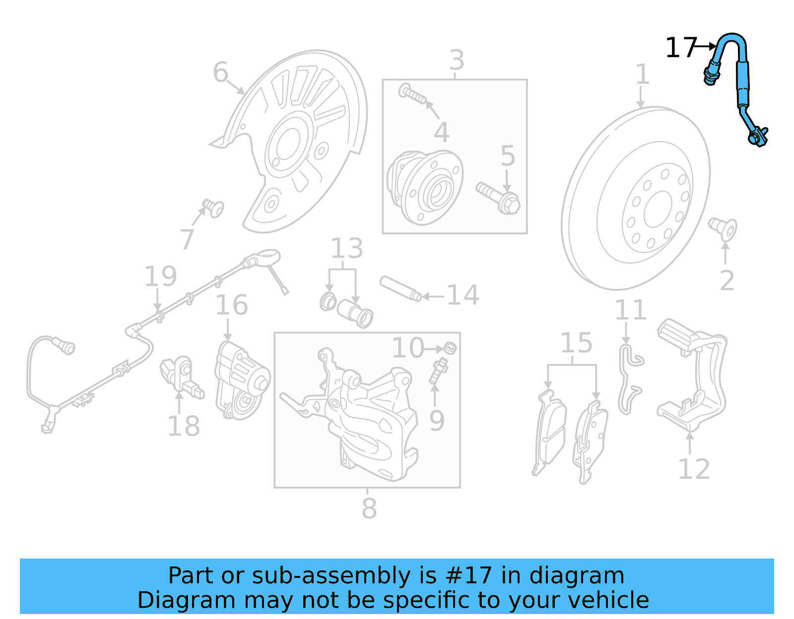 Brake Lining 3Q0-698-451-AA - View 11