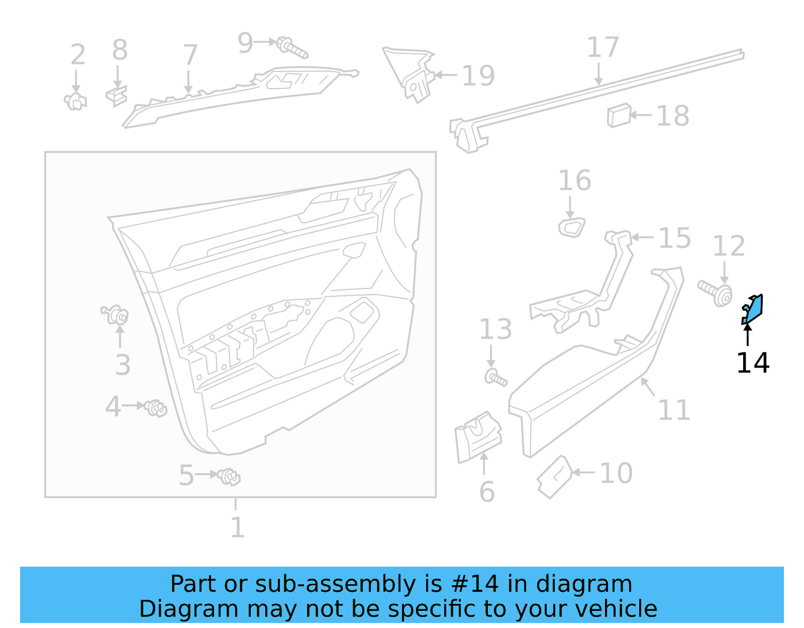 Armrest Upper Cover 3G0-867-197-1ZV - View 8