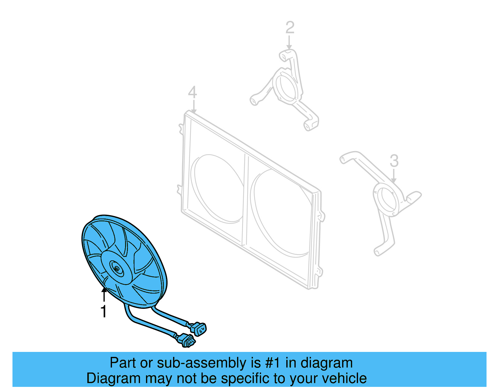 Cooling Fan 1J0-959-455-S - View 4