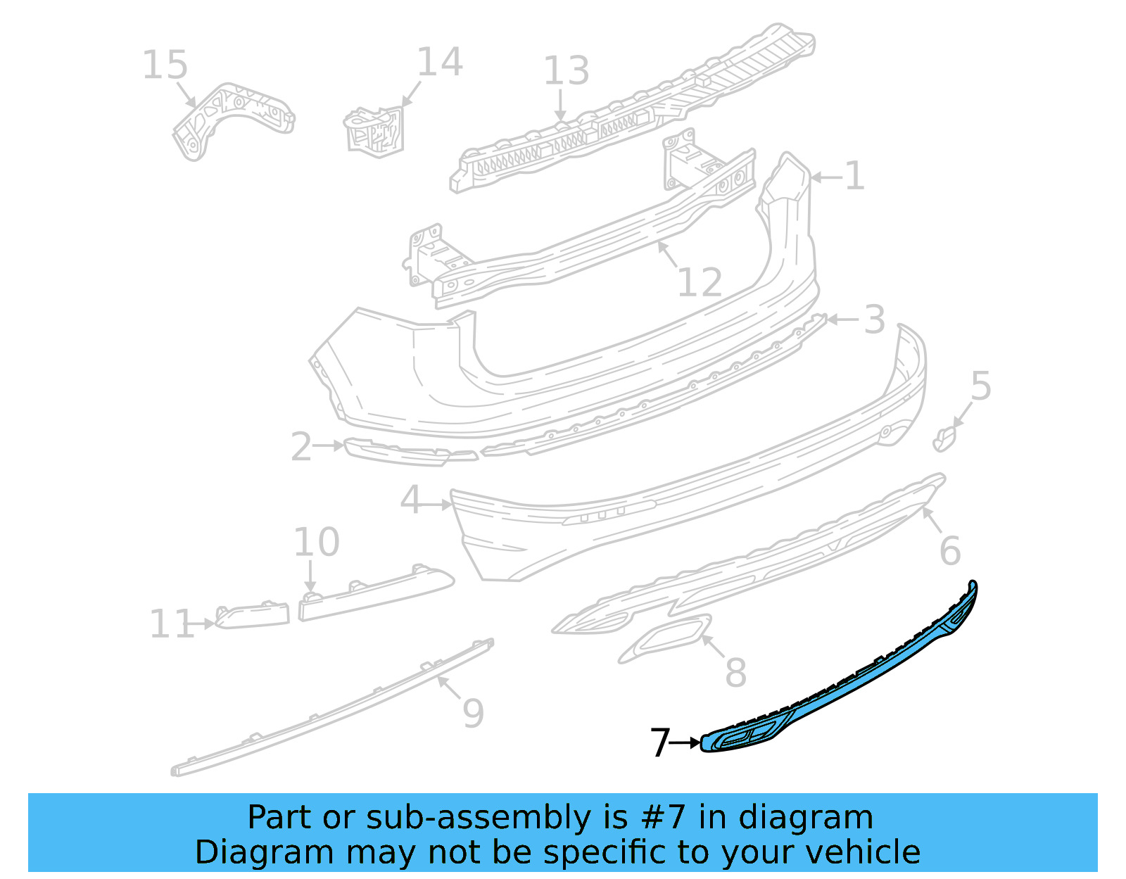 Lower Trim 5NN-807-811-041 - View 6