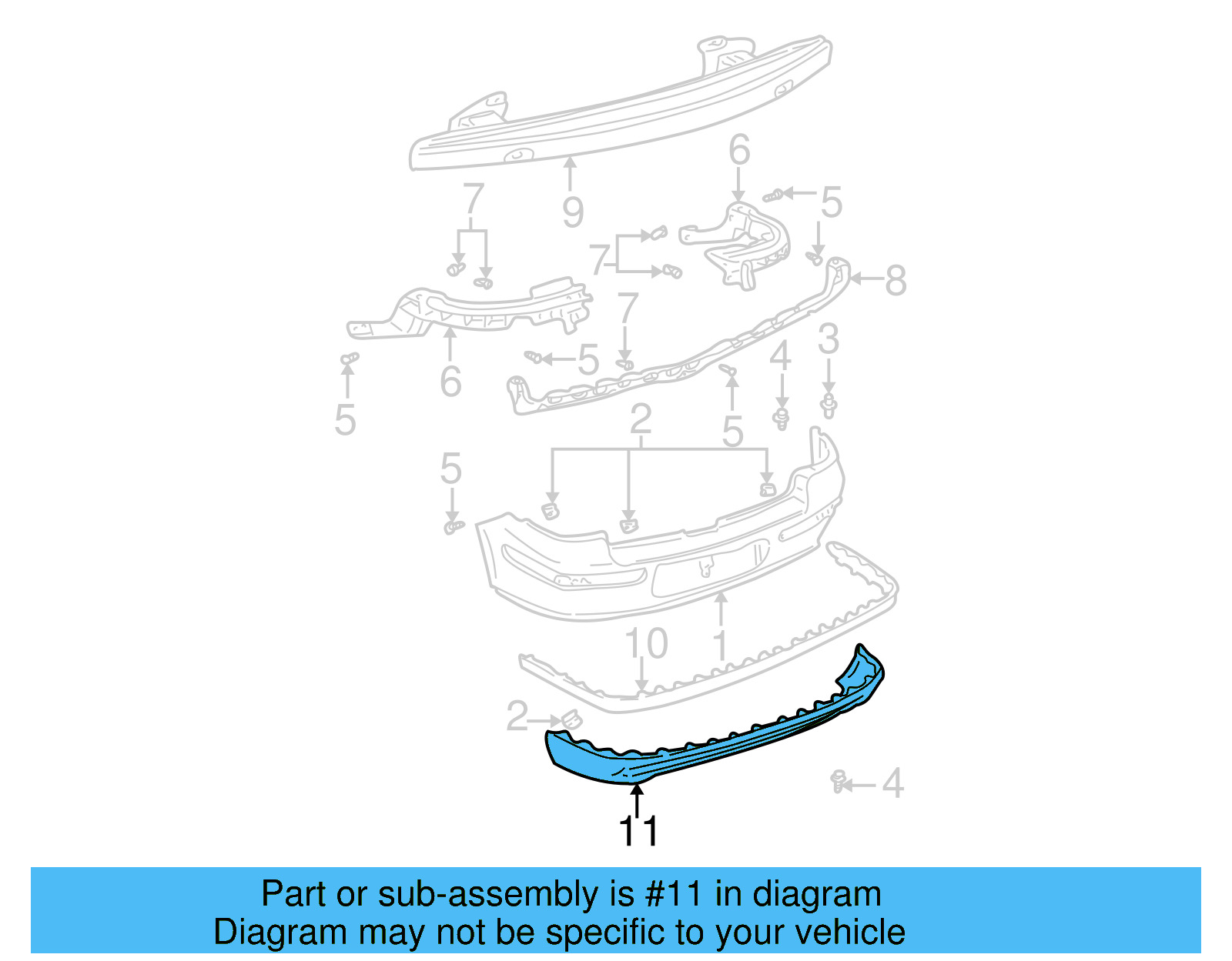 Valance Panel 1J9-807-521-B41 - View 4